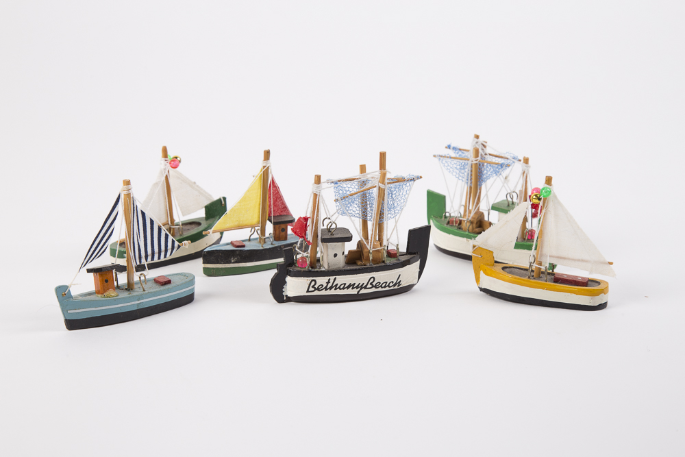 Collection of Miniature Ships