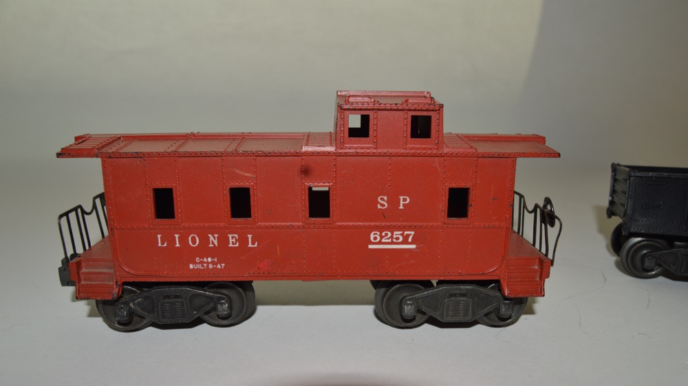 Four Vintage Lionel Train Cars