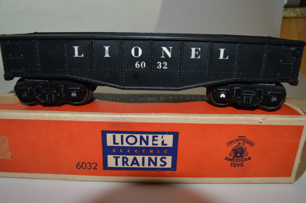 Four Vintage Lionel Train Cars