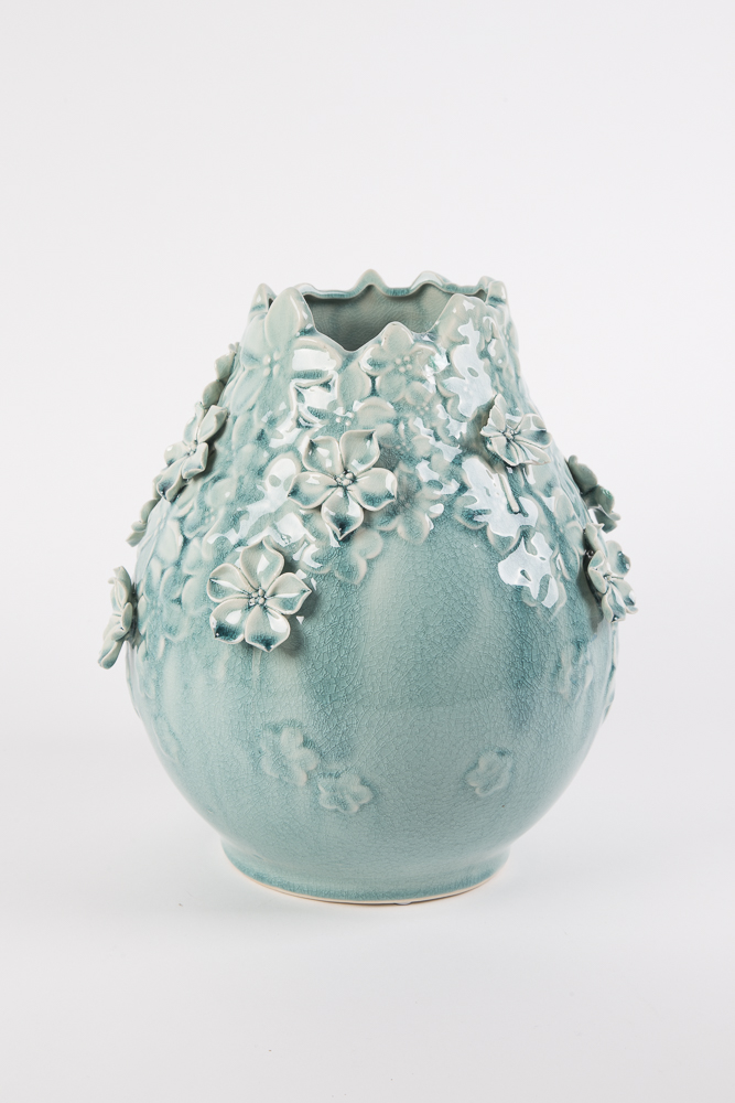 Group of Ceramic and Crystal Vases