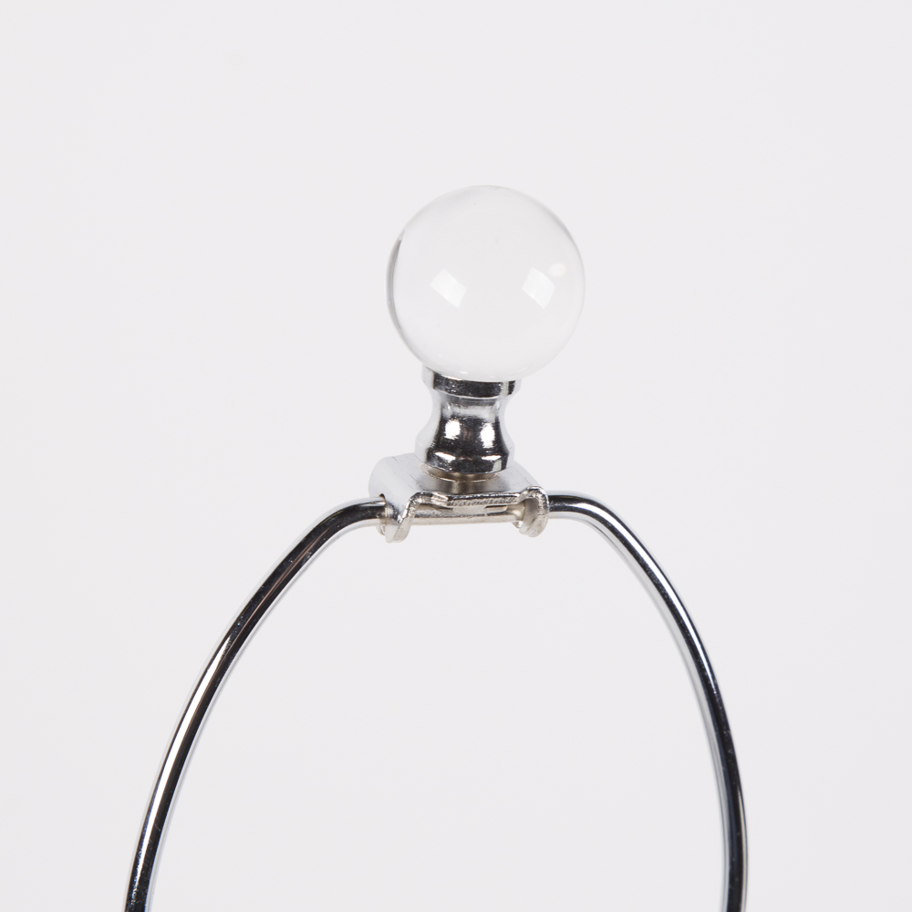 Valerie Bertinelli Clear Glass Table Lamp With Shades