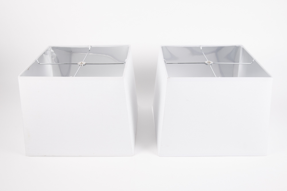 Crystal Table Lamp Pair