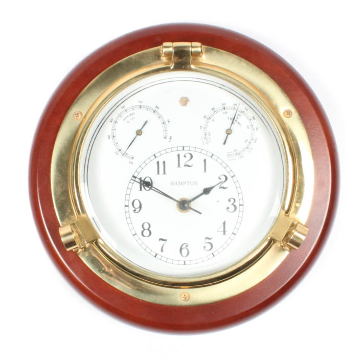 Hampton Wall Clock Weather Station