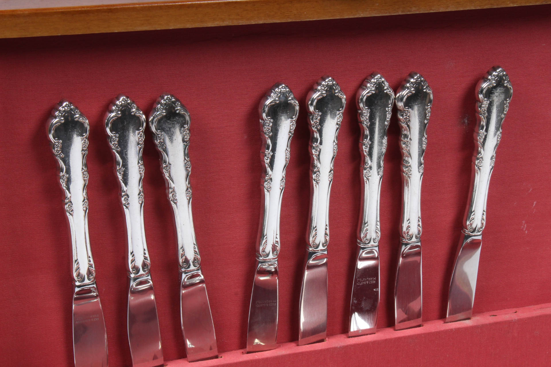 Reed & Barton "Dresden Rose" Silver Plate Flatware
