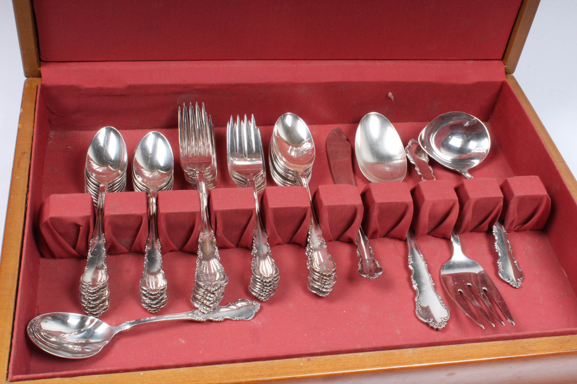 Reed & Barton "Dresden Rose" Silver Plate Flatware