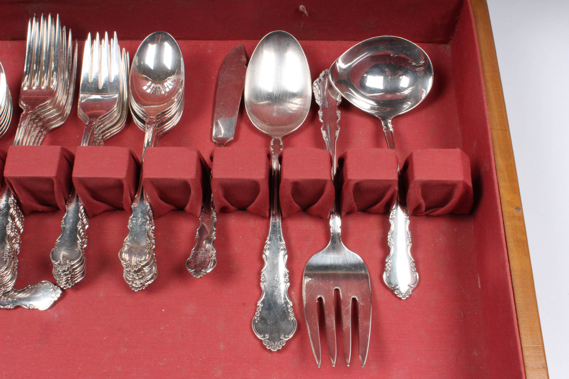 Reed & Barton "Dresden Rose" Silver Plate Flatware