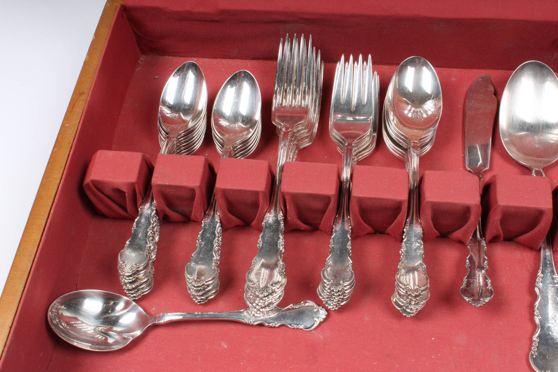 Reed & Barton "Dresden Rose" Silver Plate Flatware