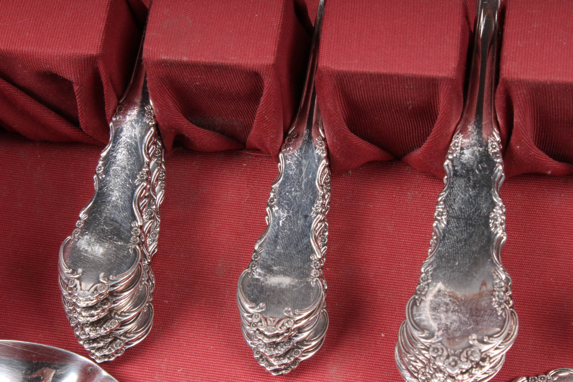 Reed & Barton "Dresden Rose" Silver Plate Flatware