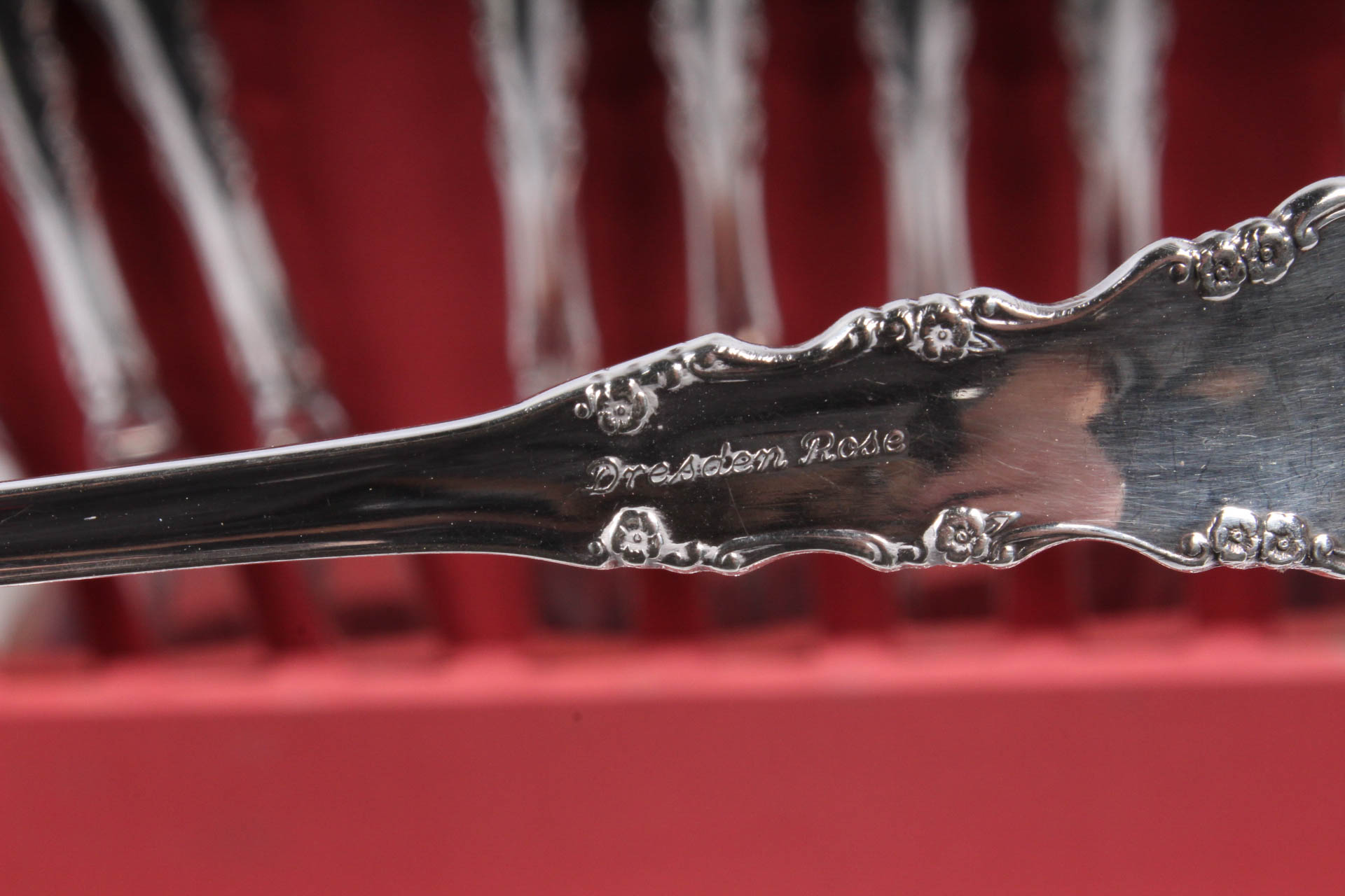 Reed & Barton "Dresden Rose" Silver Plate Flatware