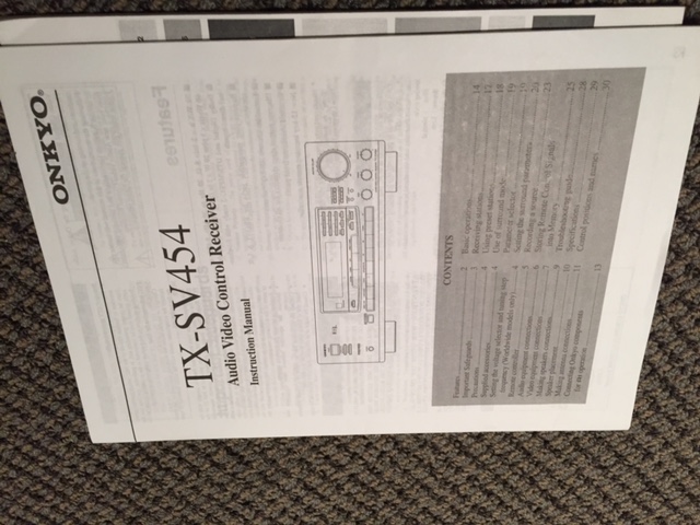 Onkyo Audio Video Control Receiver and Samsung Blu-ray Player