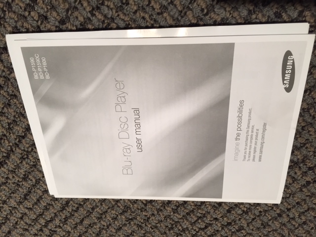 Onkyo Audio Video Control Receiver and Samsung Blu-ray Player