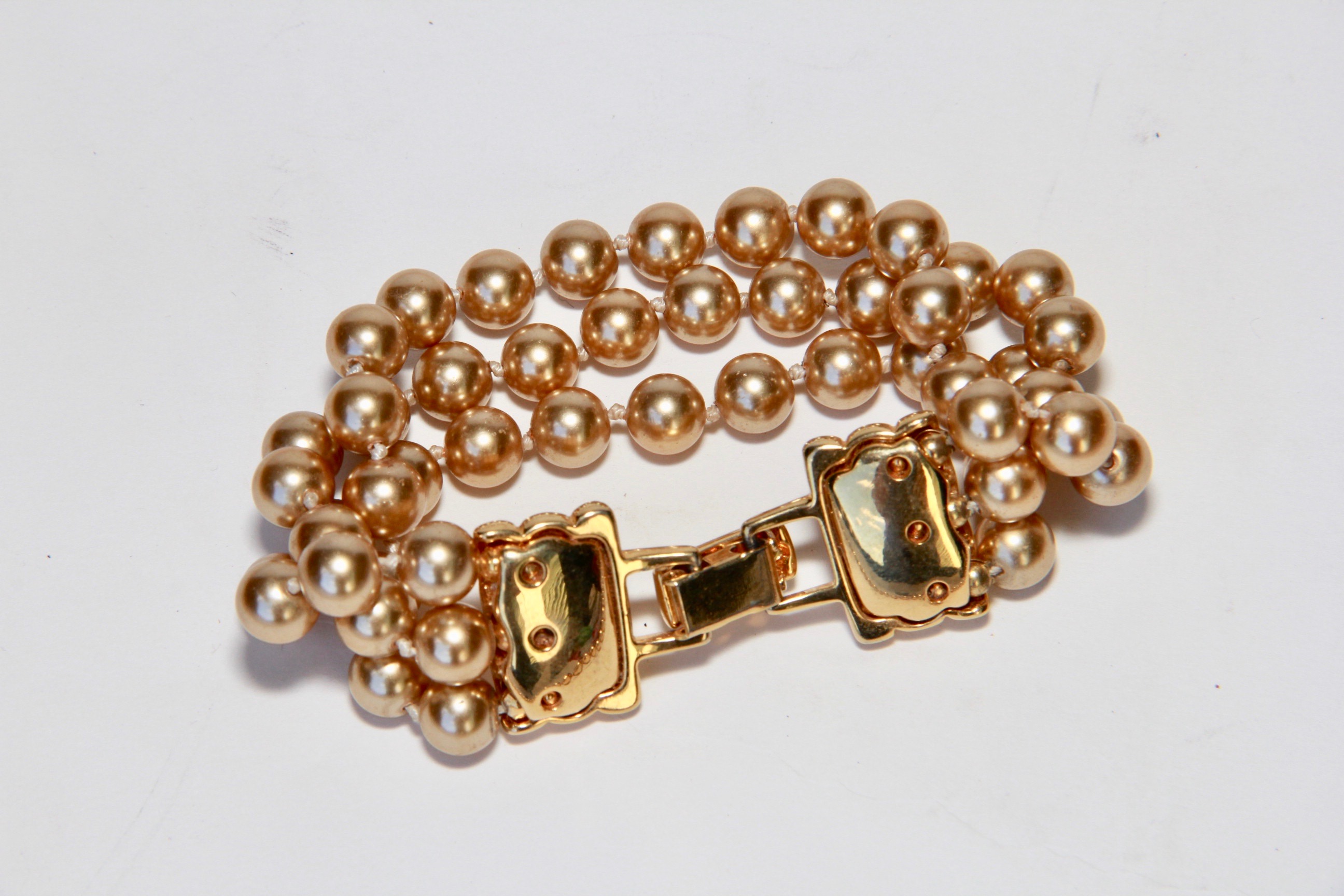 Kenneth Jay Lane Pearl Bead Demi Parure