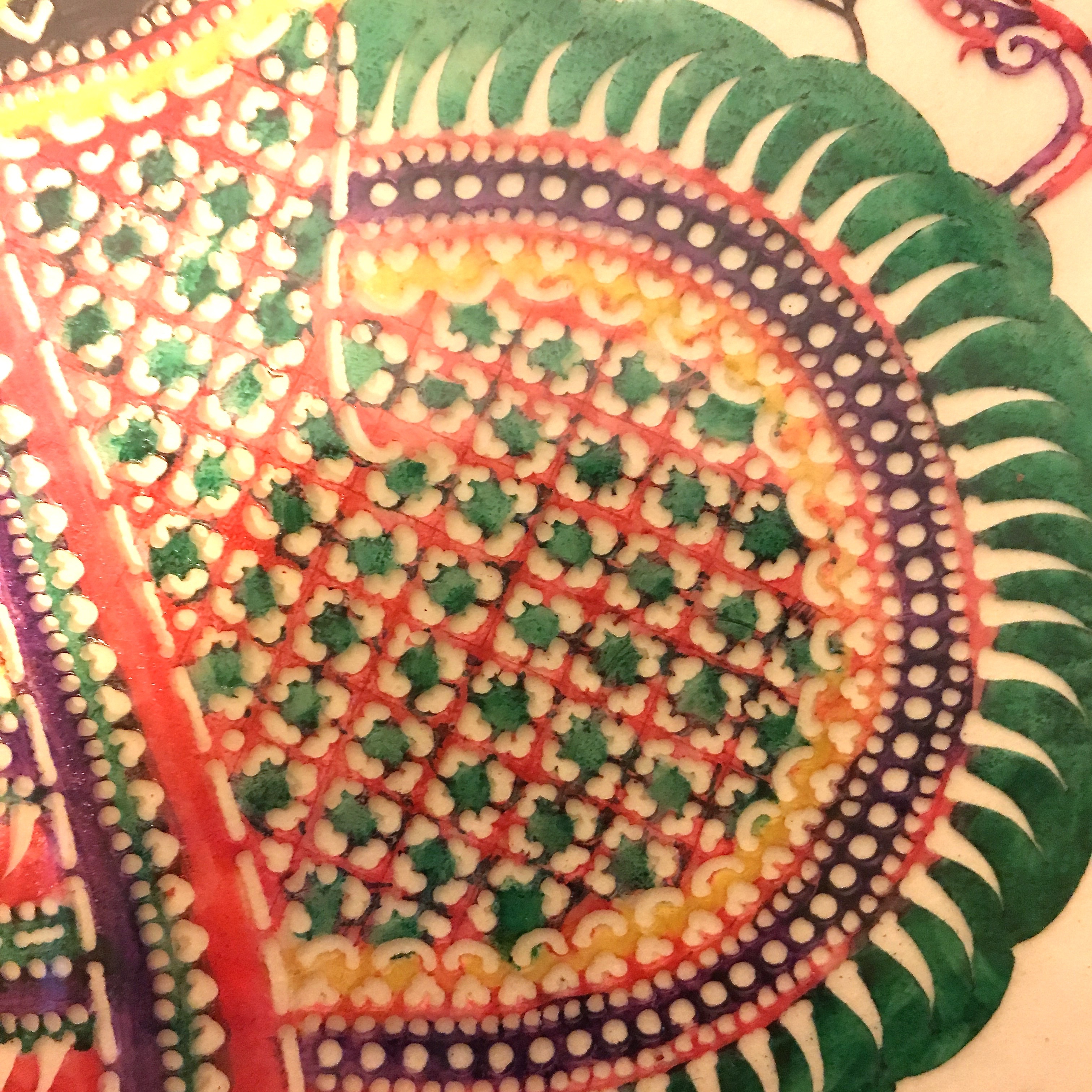 Framed Indonesian Shadow Puppet Images