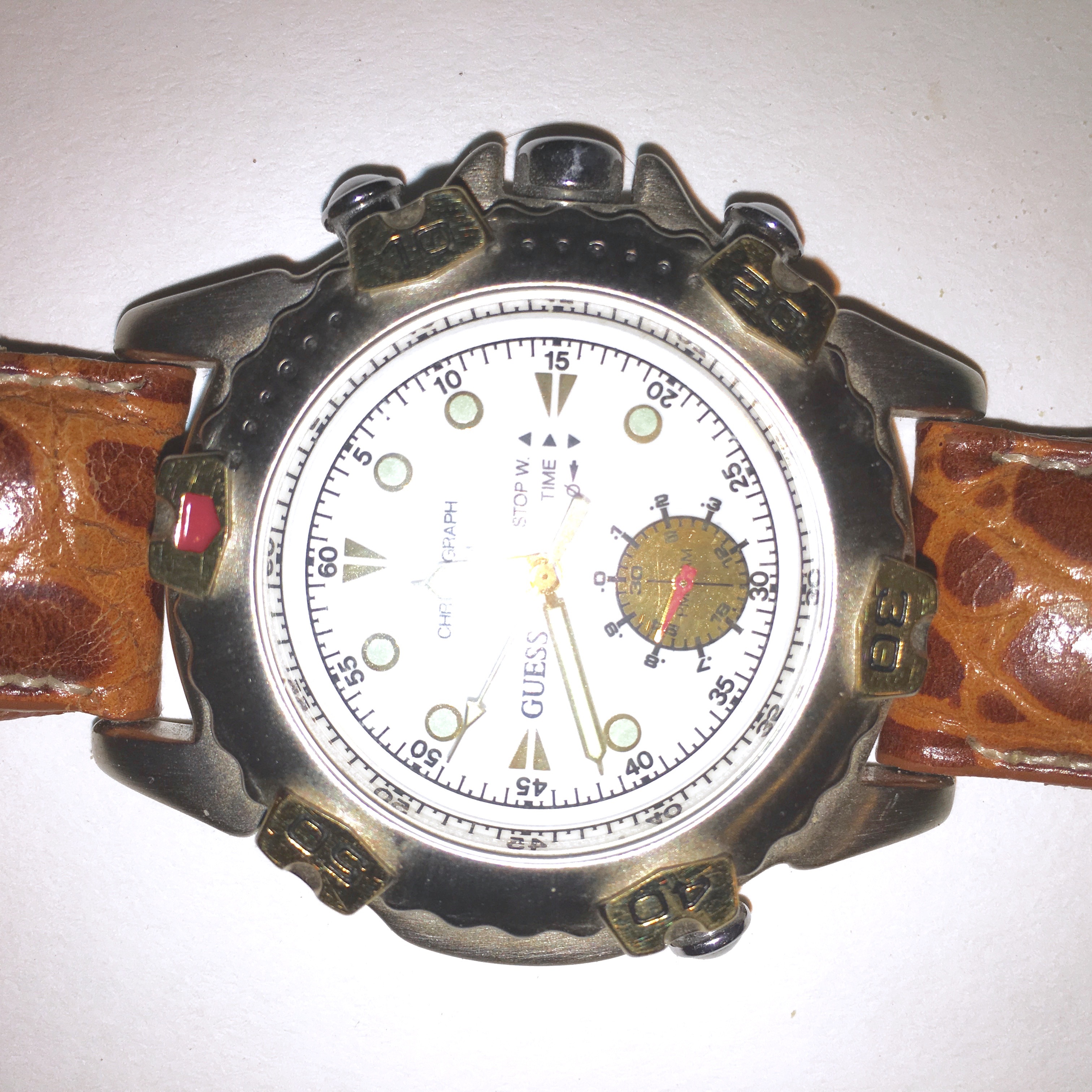 1992 Guess Chronograph Watch