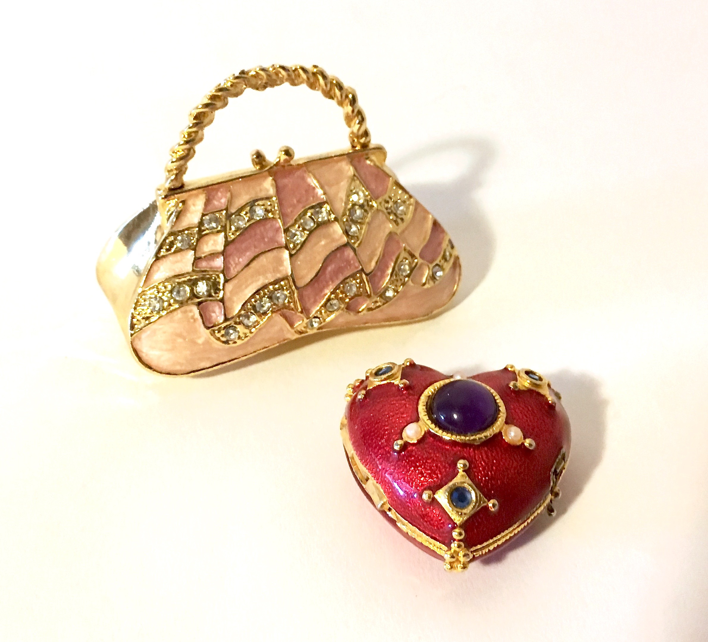 Enamel Trinket Boxes