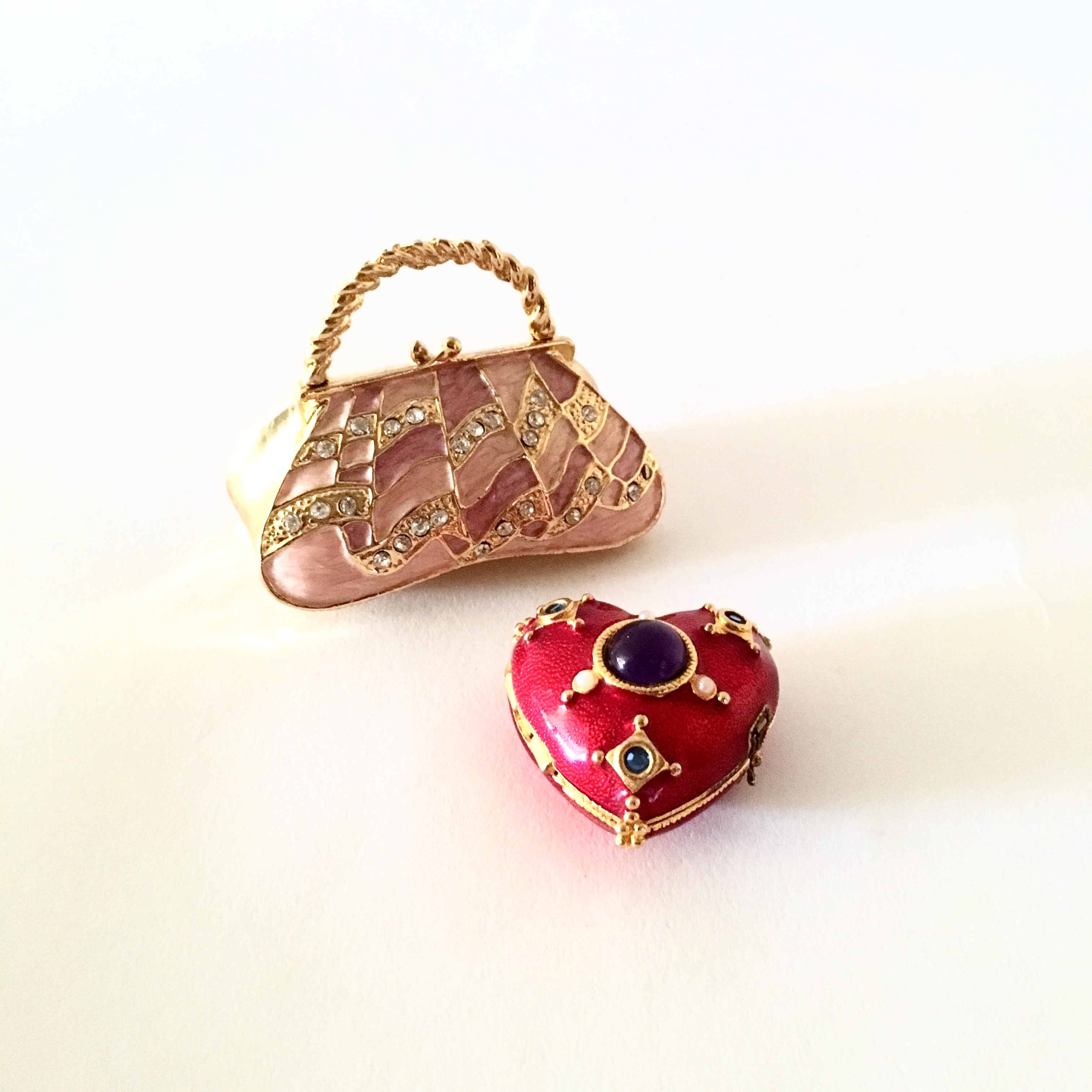 Enamel Trinket Boxes