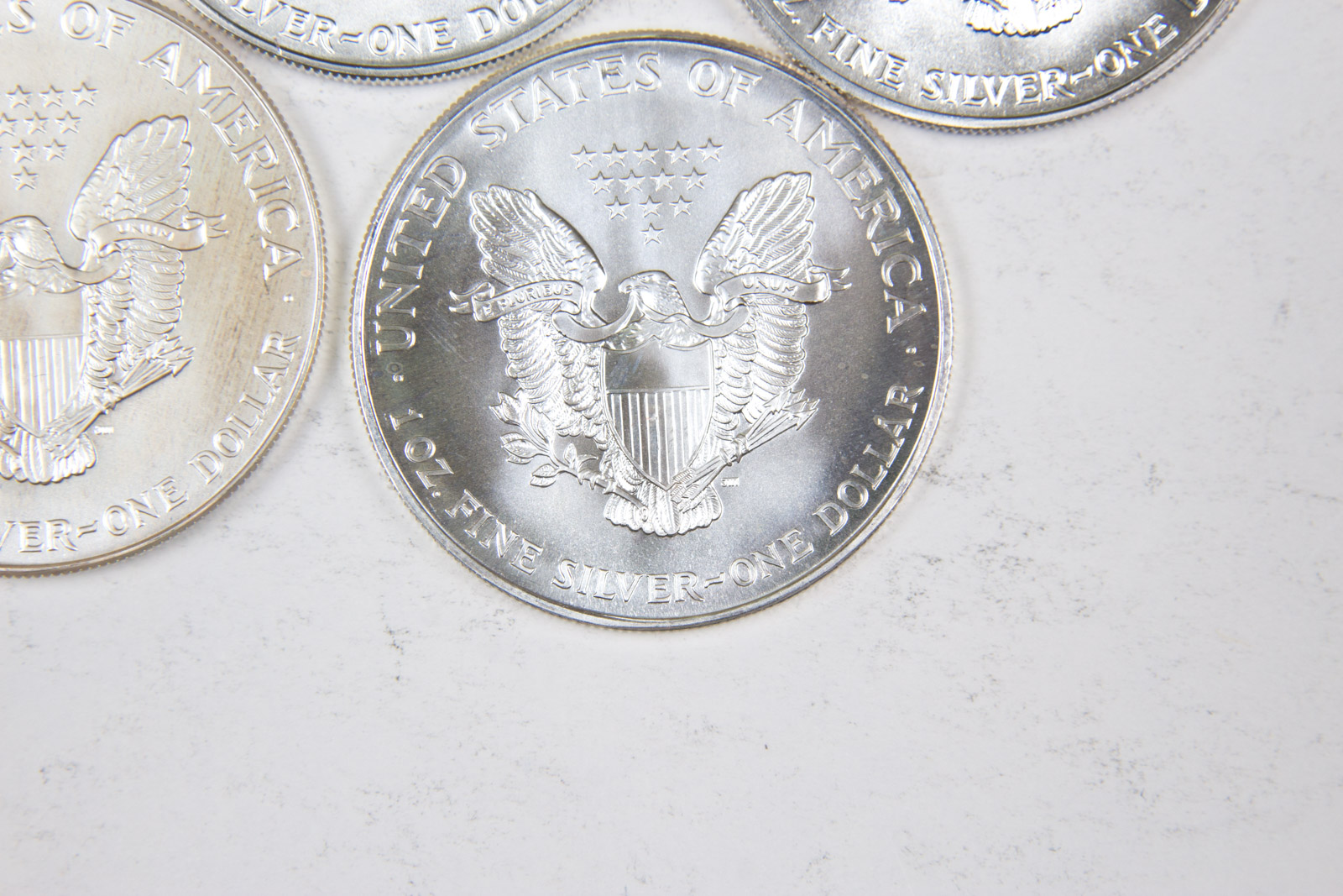 1988-1990, 1993, and 1994 American Eagle Silver Dollar Set
