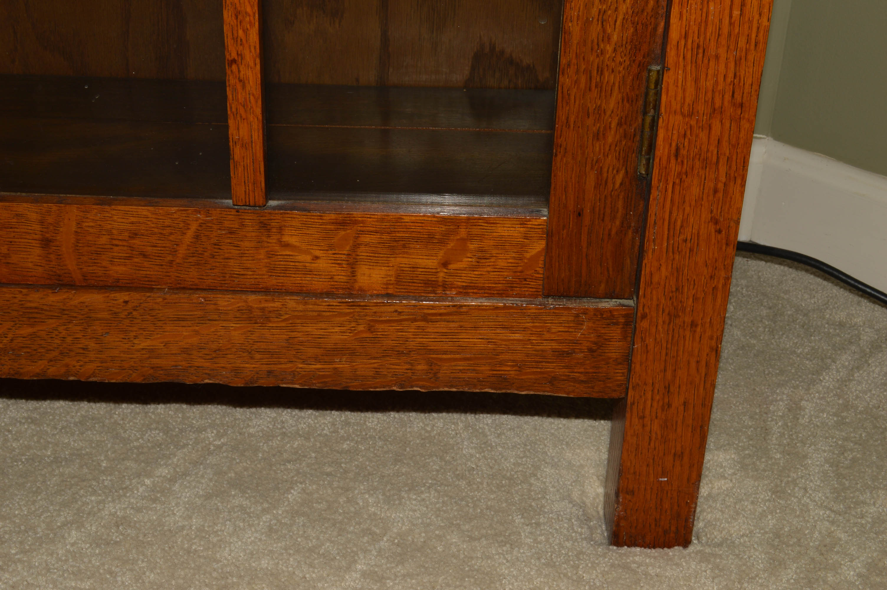 Mission Style Oak Bookcase