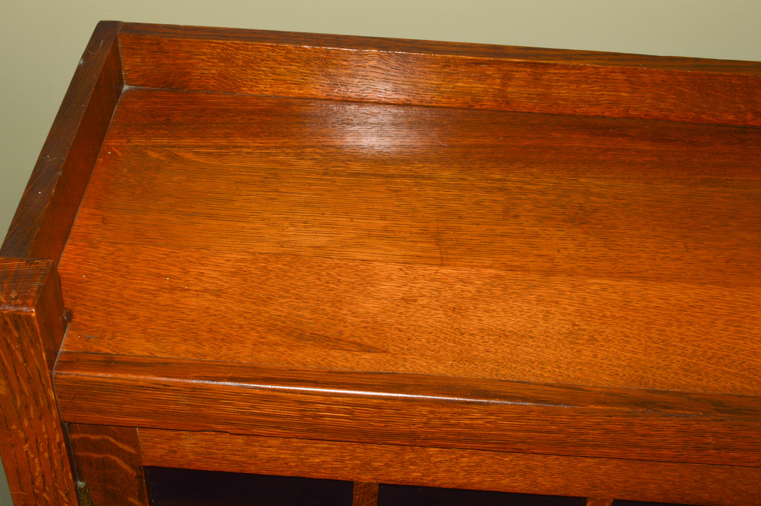 Mission Style Oak Bookcase