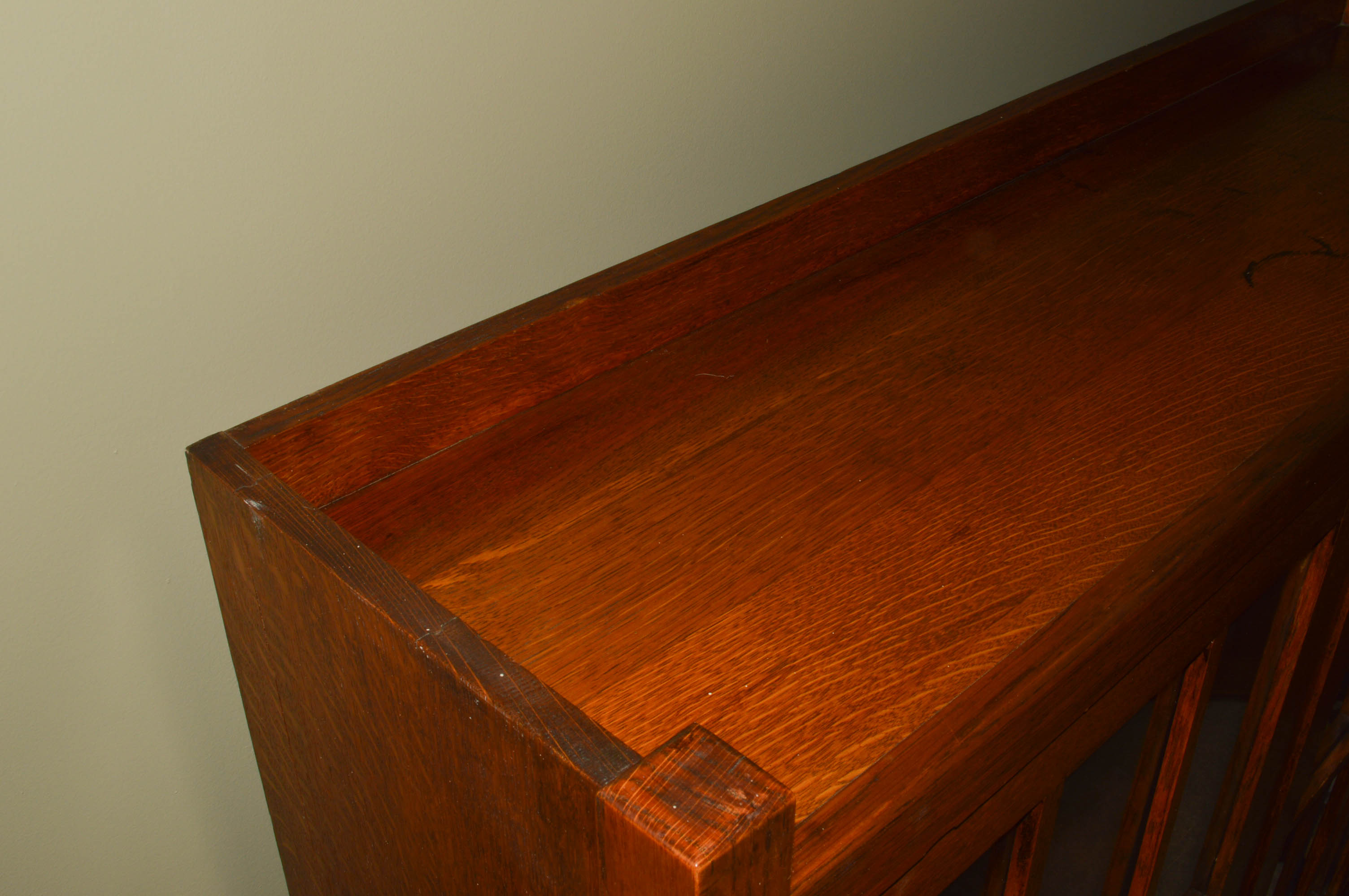 Mission Style Oak Bookcase