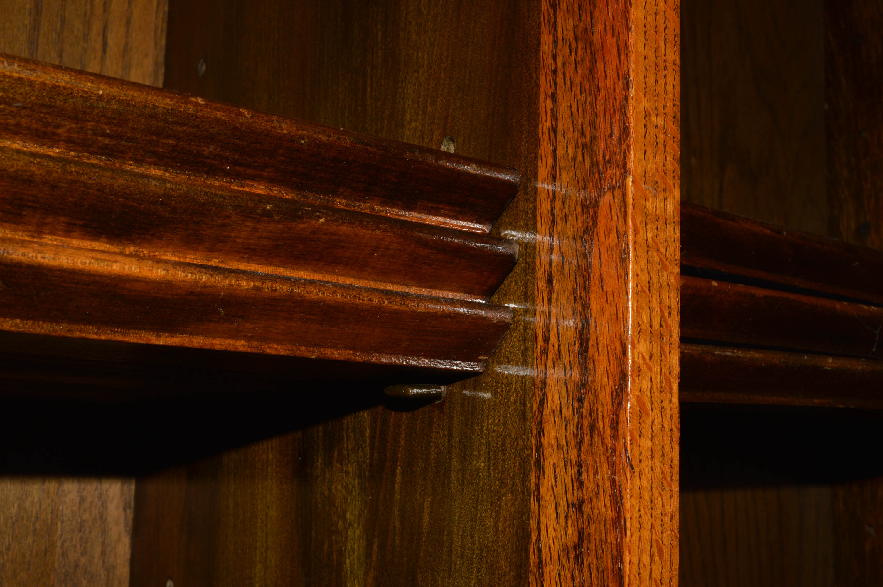 Mission Style Oak Bookcase