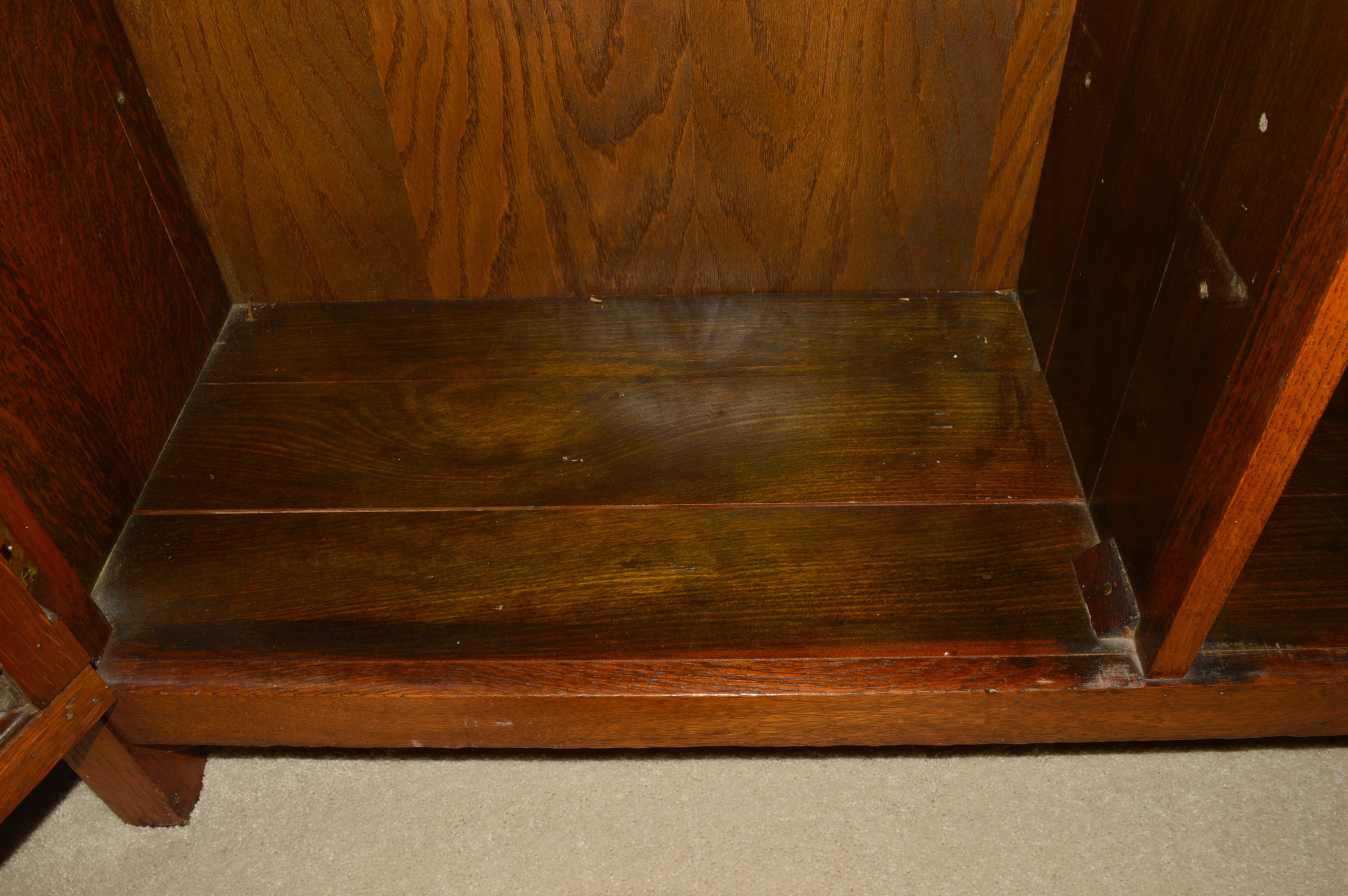 Mission Style Oak Bookcase