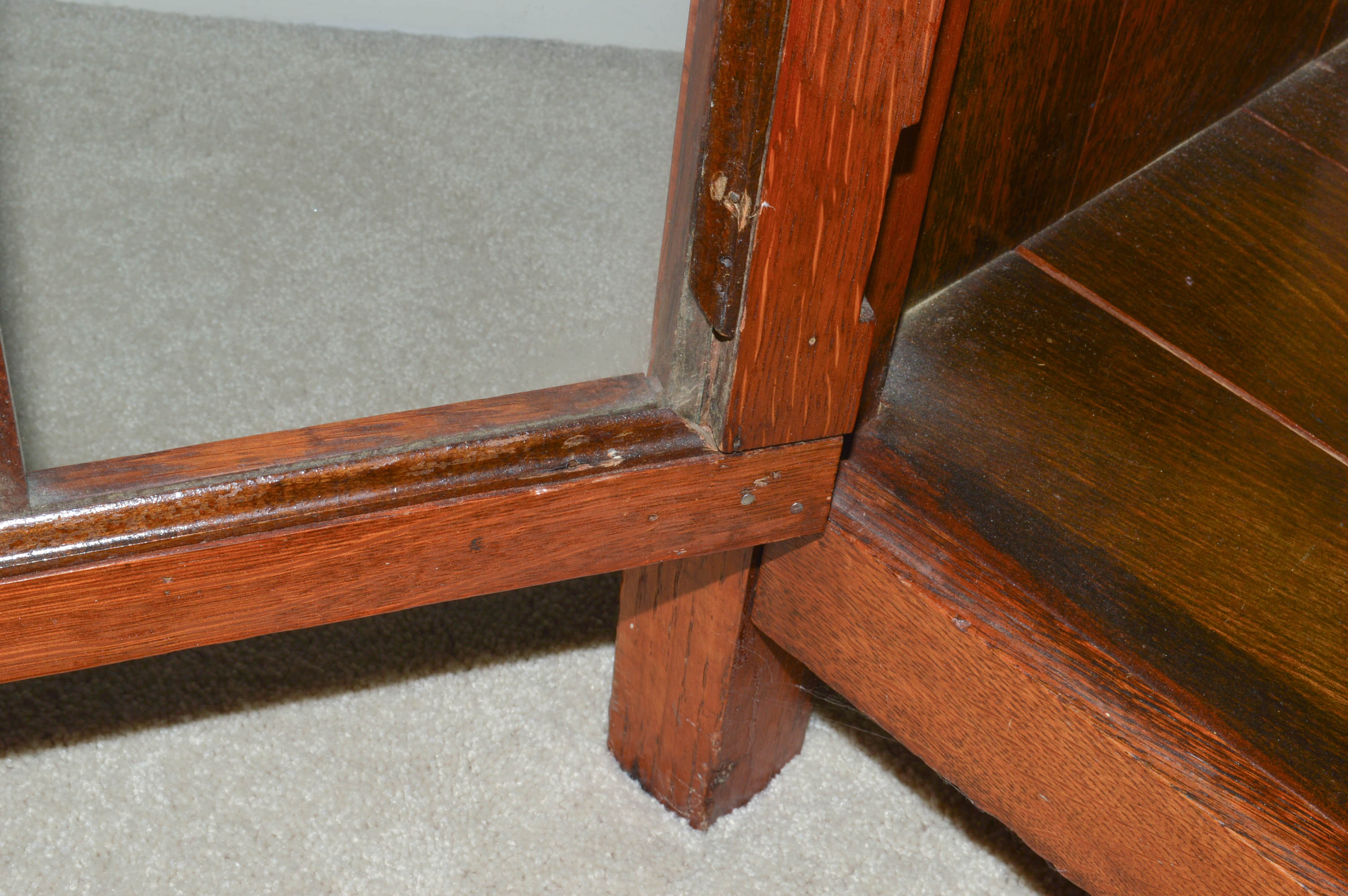 Mission Style Oak Bookcase