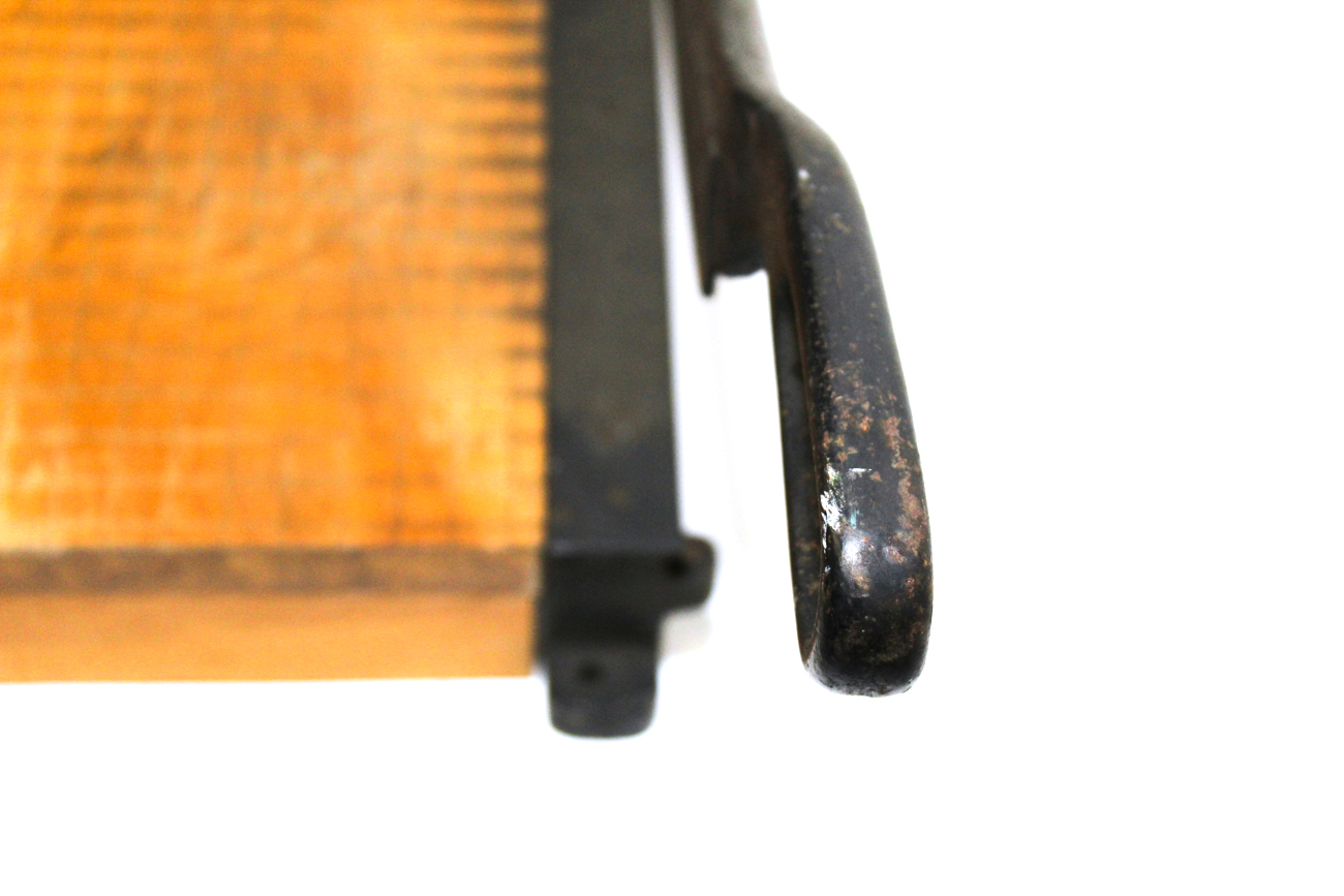 Vintage Wood and Cast Iron Paper Cutter