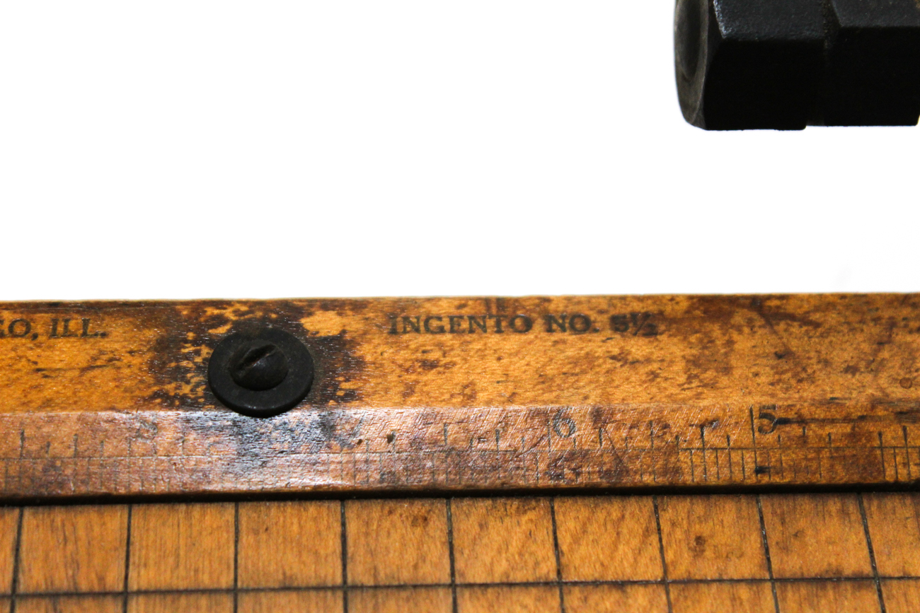 Vintage Wood and Cast Iron Paper Cutter