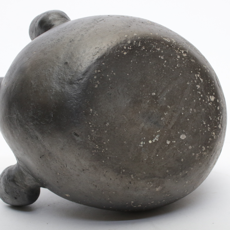 Collection of Black Pottery Decor