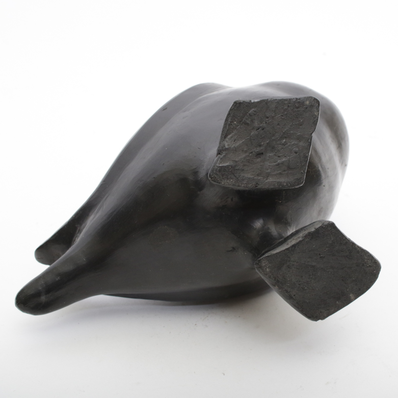 Collection of Black Pottery Decor