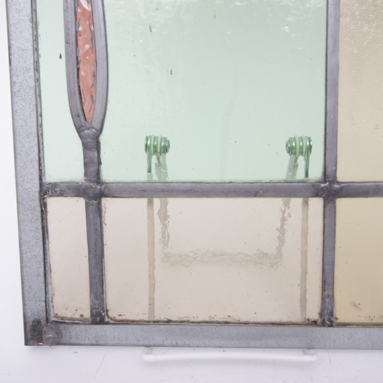 Two Stained Glass Window Panes