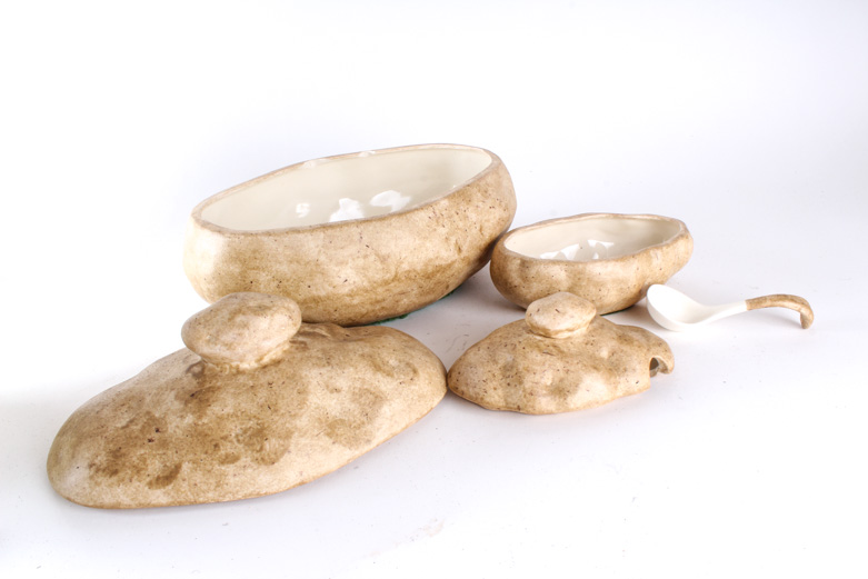 Vintage Handmade Baked Potato Tureens