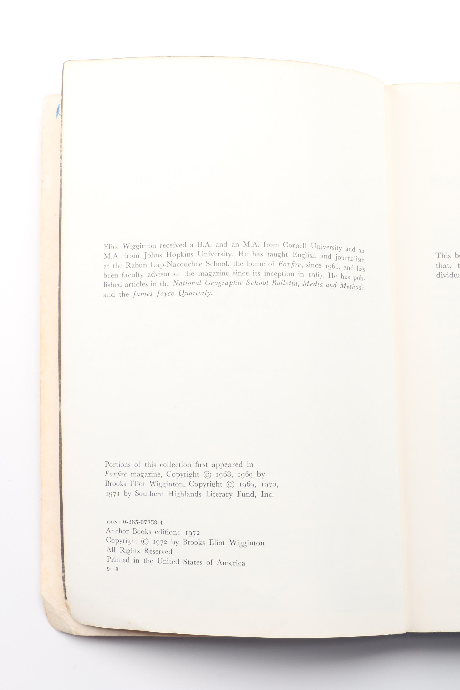 Vintage Paperback "Foxfire" Series Books