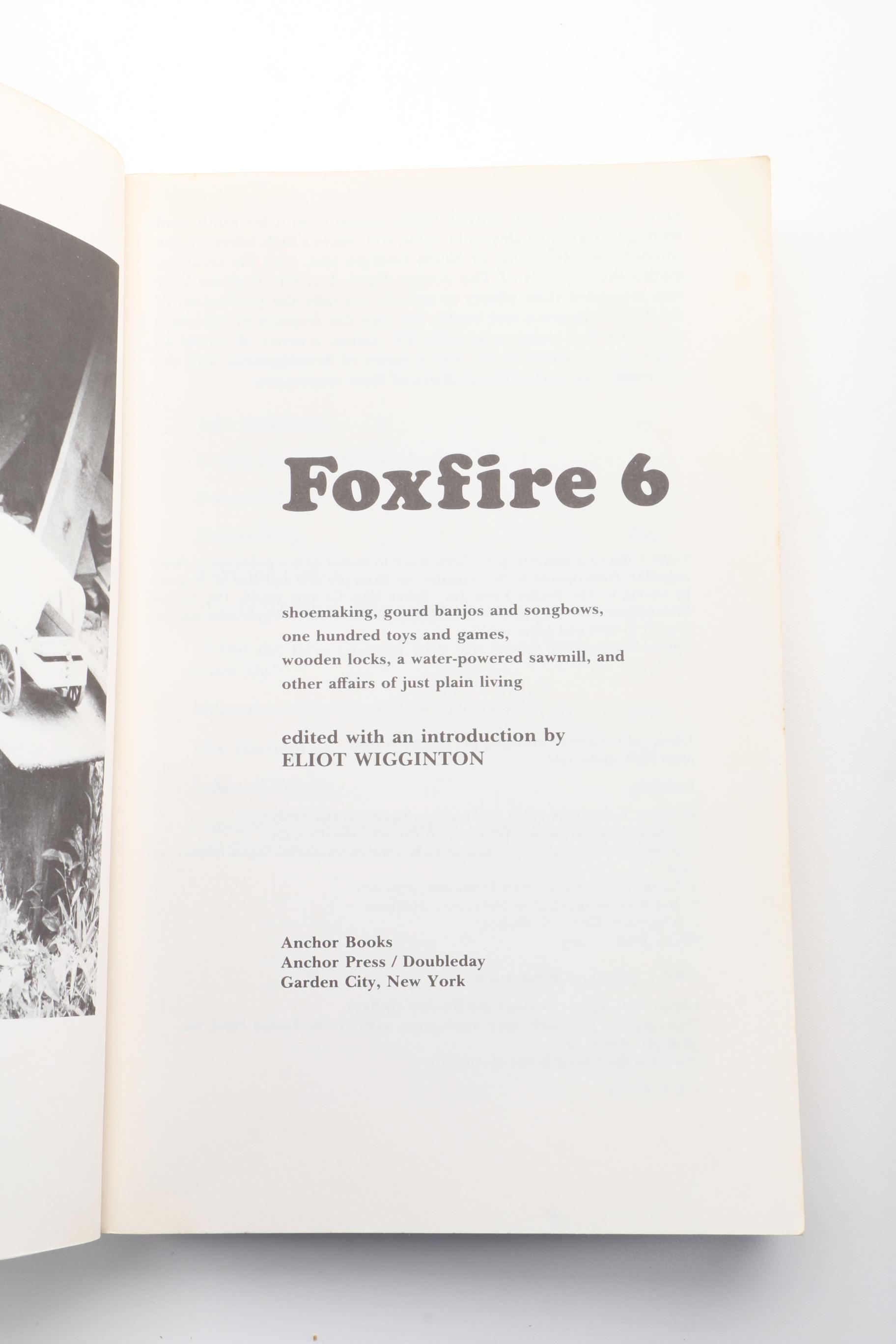 Vintage Paperback "Foxfire" Series Books