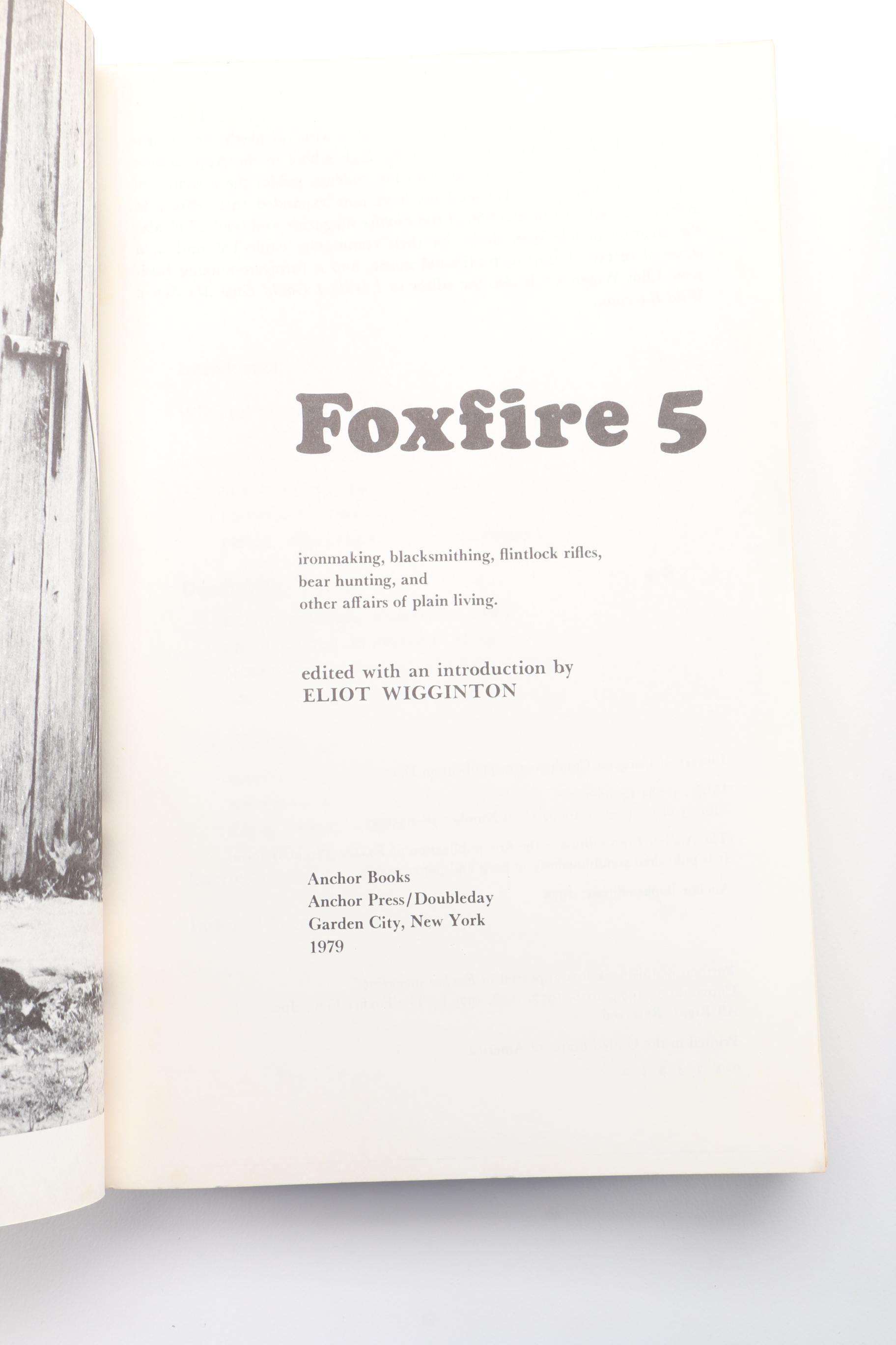 Vintage Paperback "Foxfire" Series Books