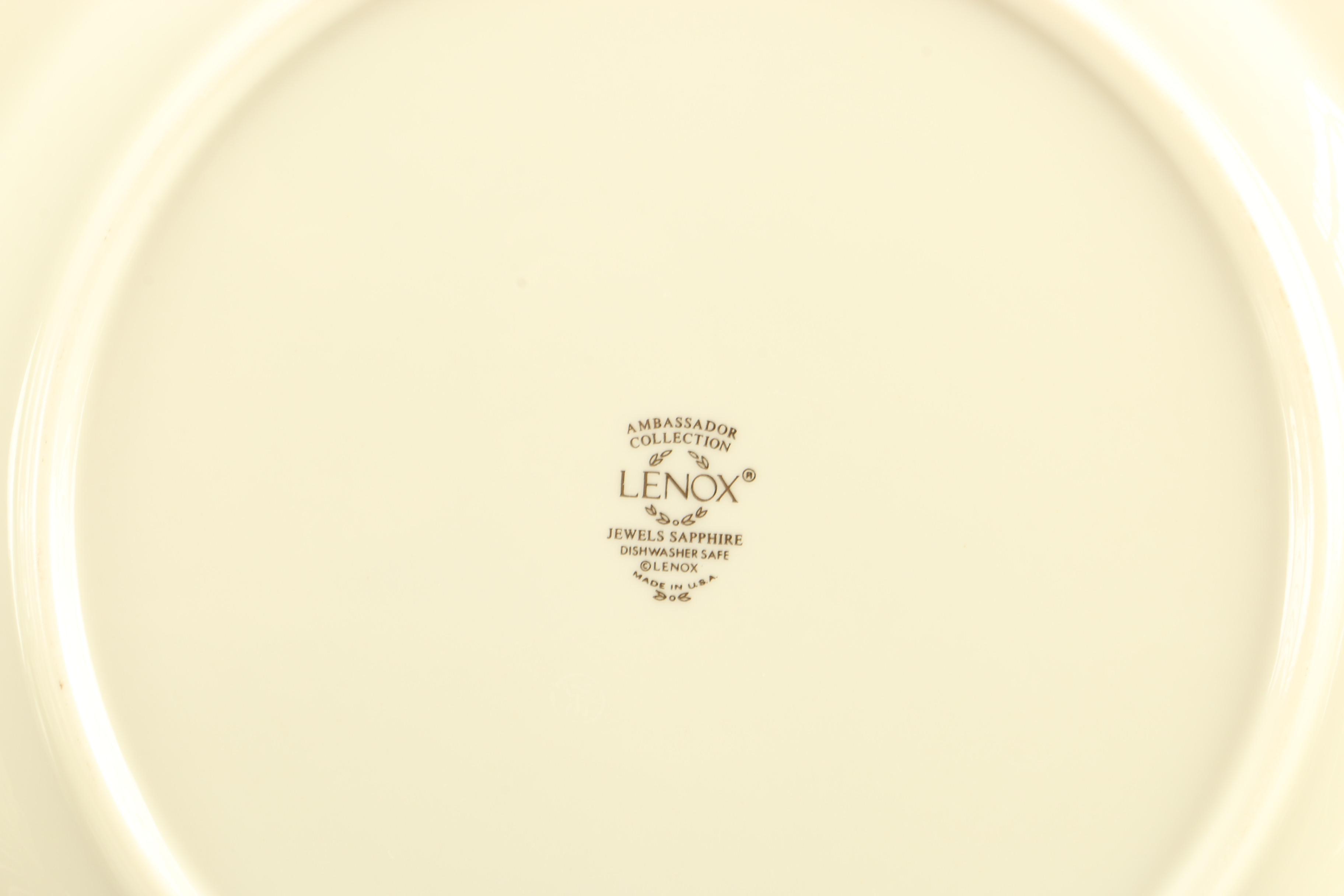 Lenox "Jewels Sapphire" China Tableware Set