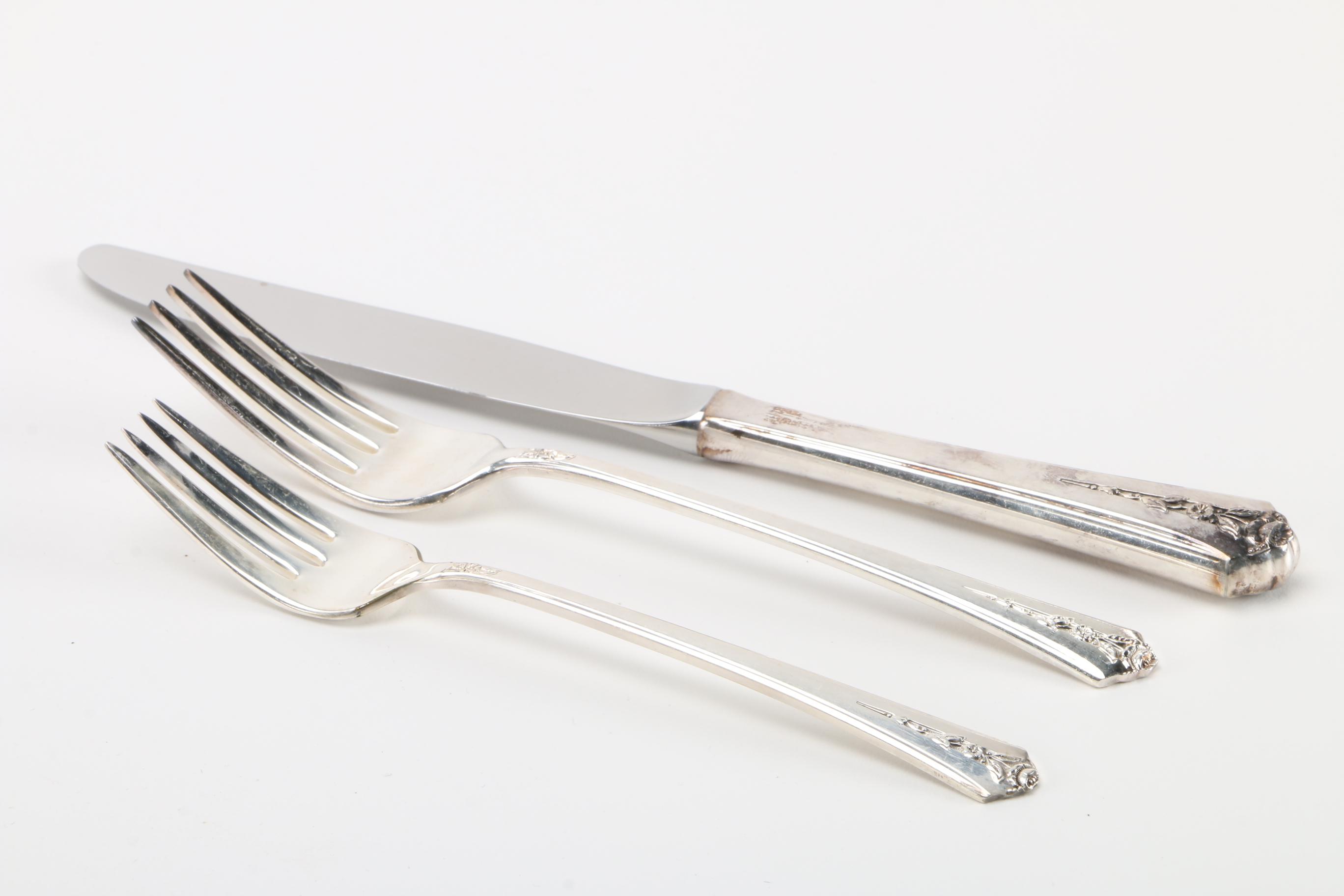 Holmes & Edwards "Spring Garden" Silver Plate Flatware