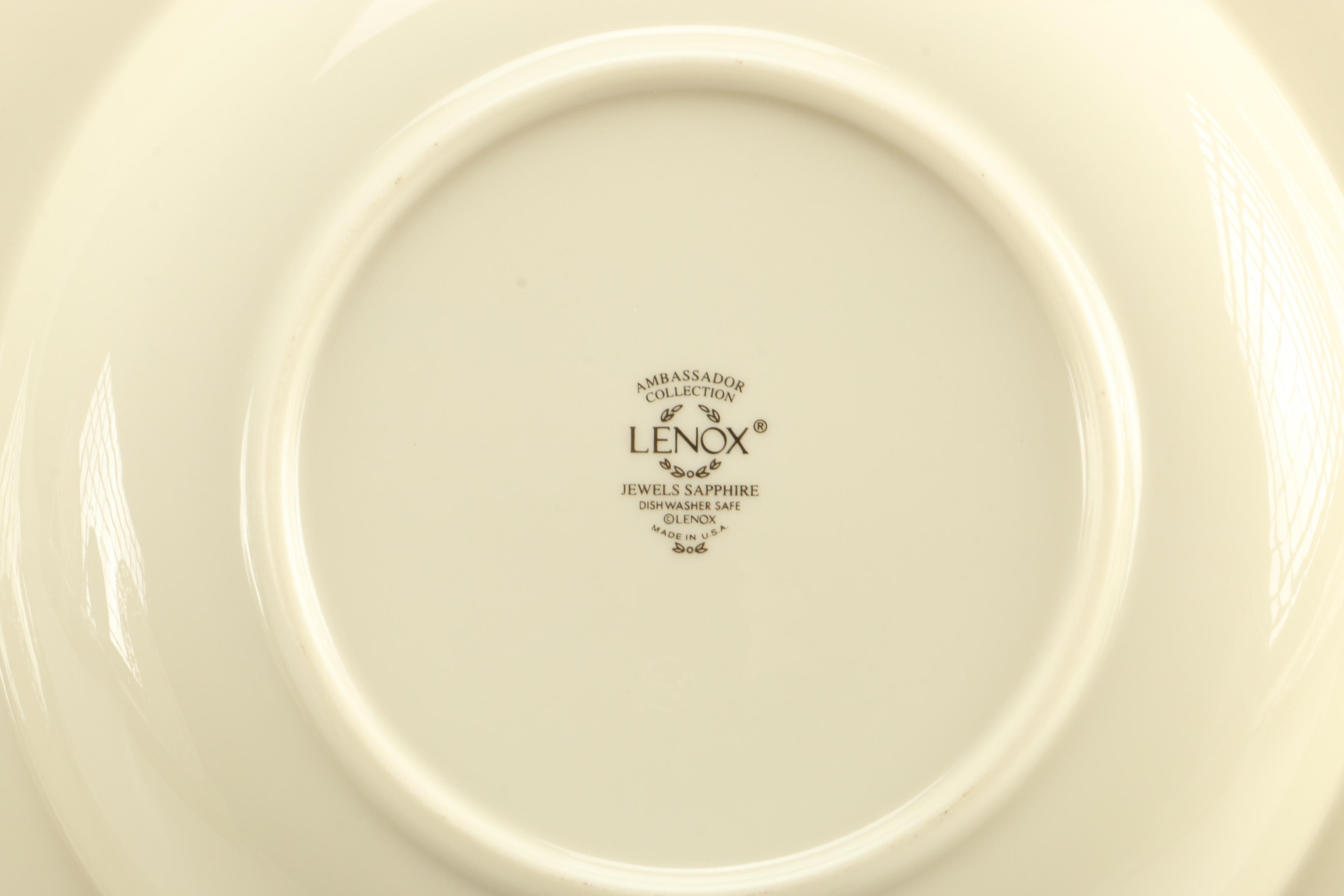 Lenox "Jewels Sapphire" China Tableware Set