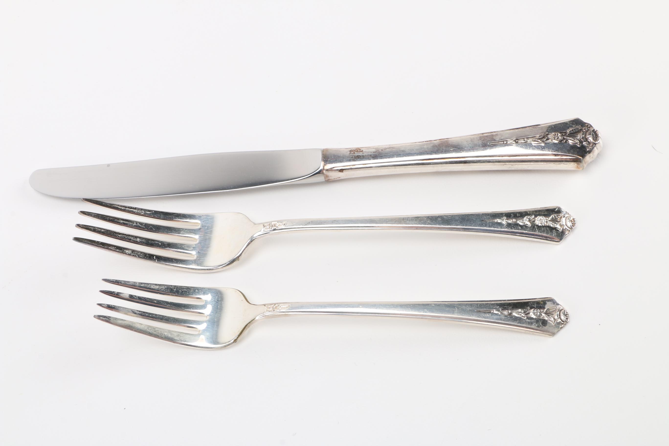 Holmes & Edwards "Spring Garden" Silver Plate Flatware