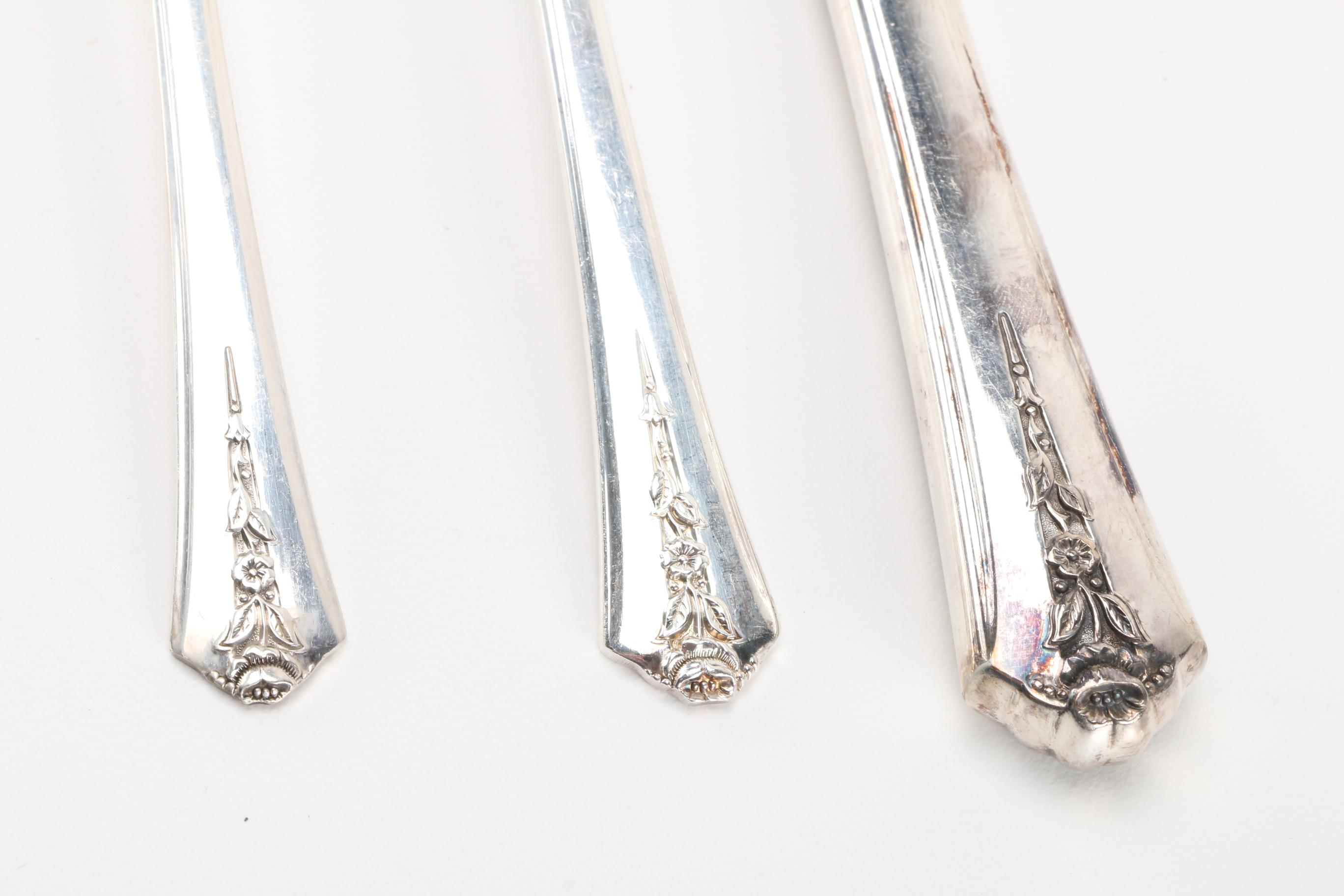 Holmes & Edwards "Spring Garden" Silver Plate Flatware