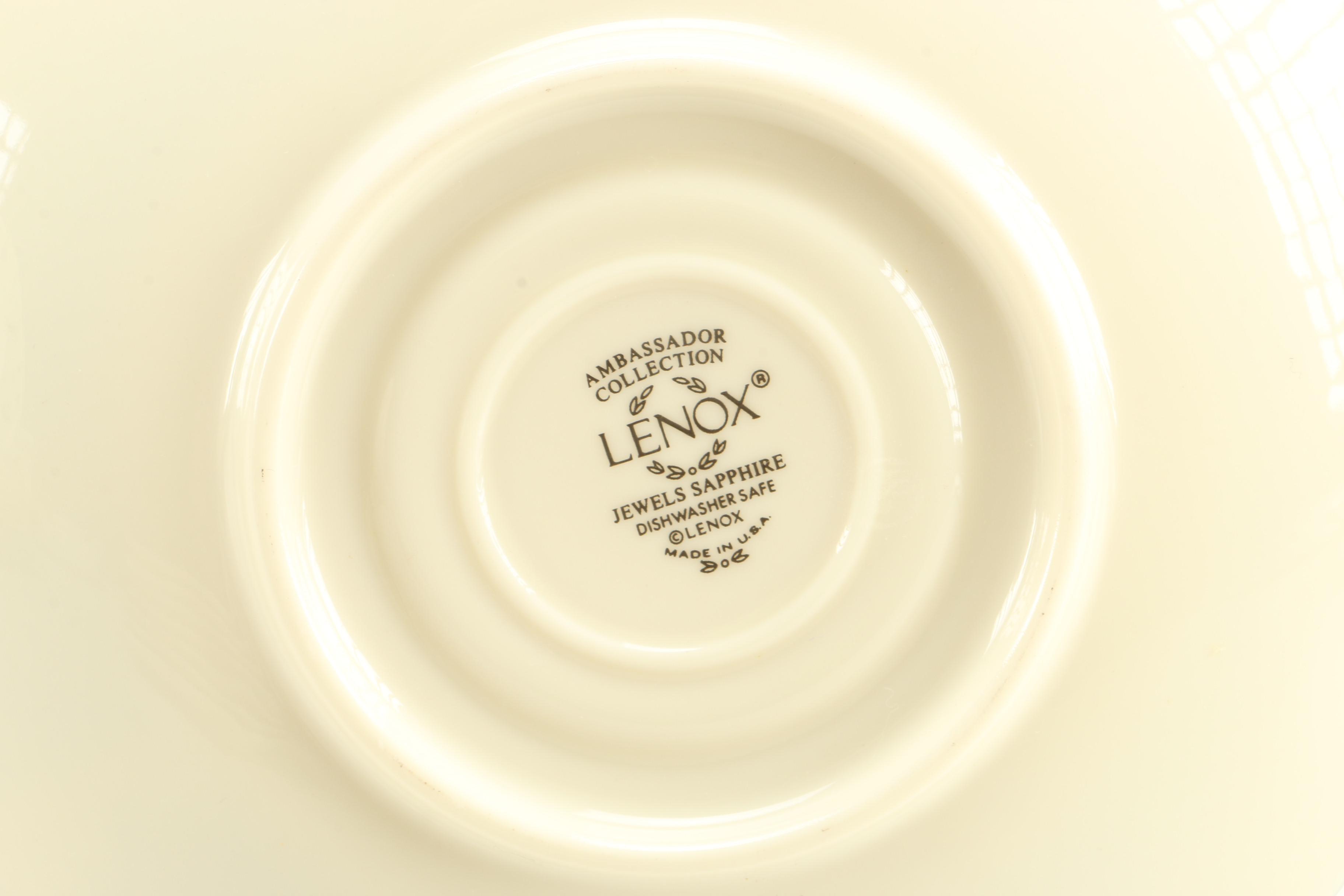 Lenox "Jewels Sapphire" China Tableware Set