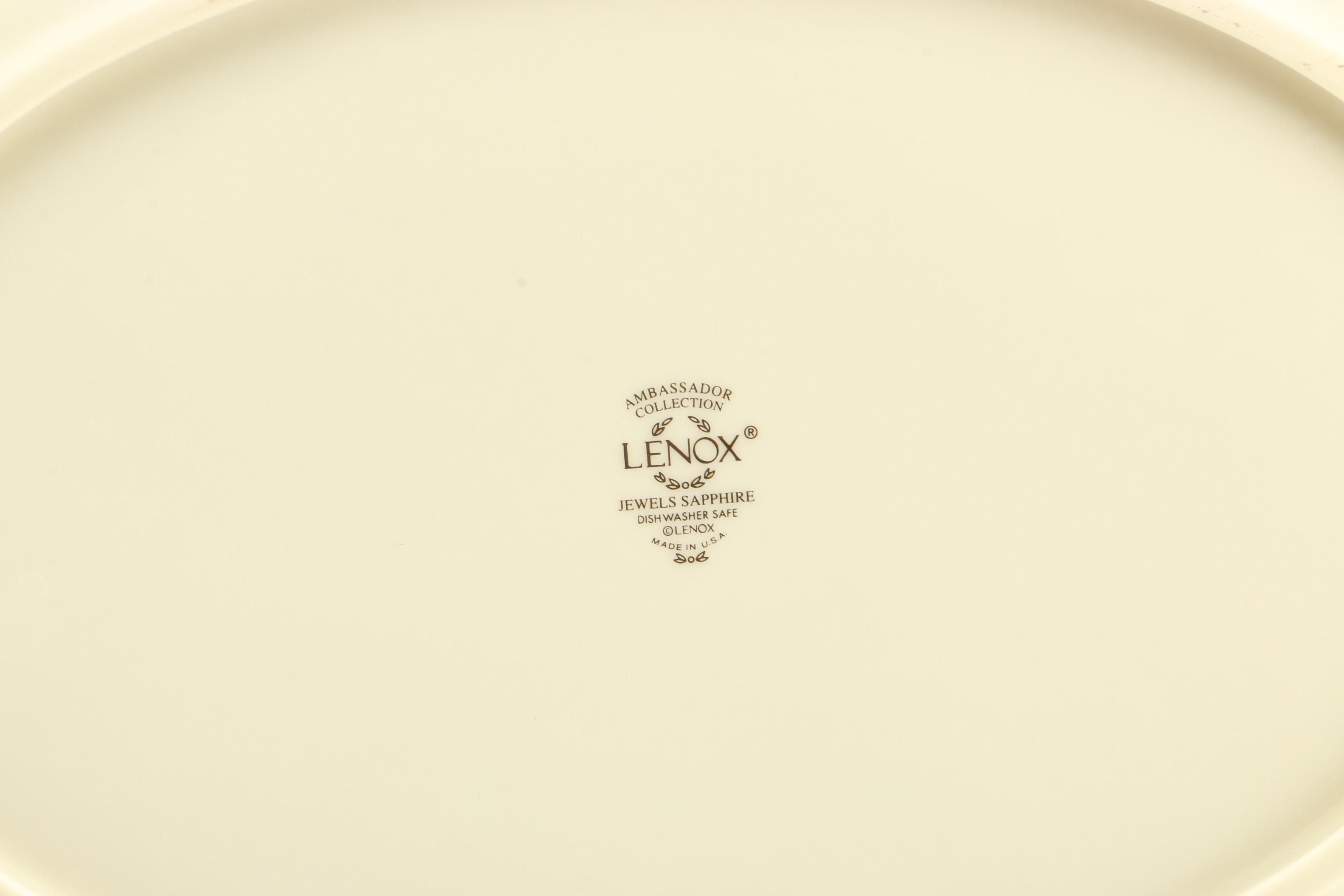 Lenox "Jewels Sapphire" China Tableware Set