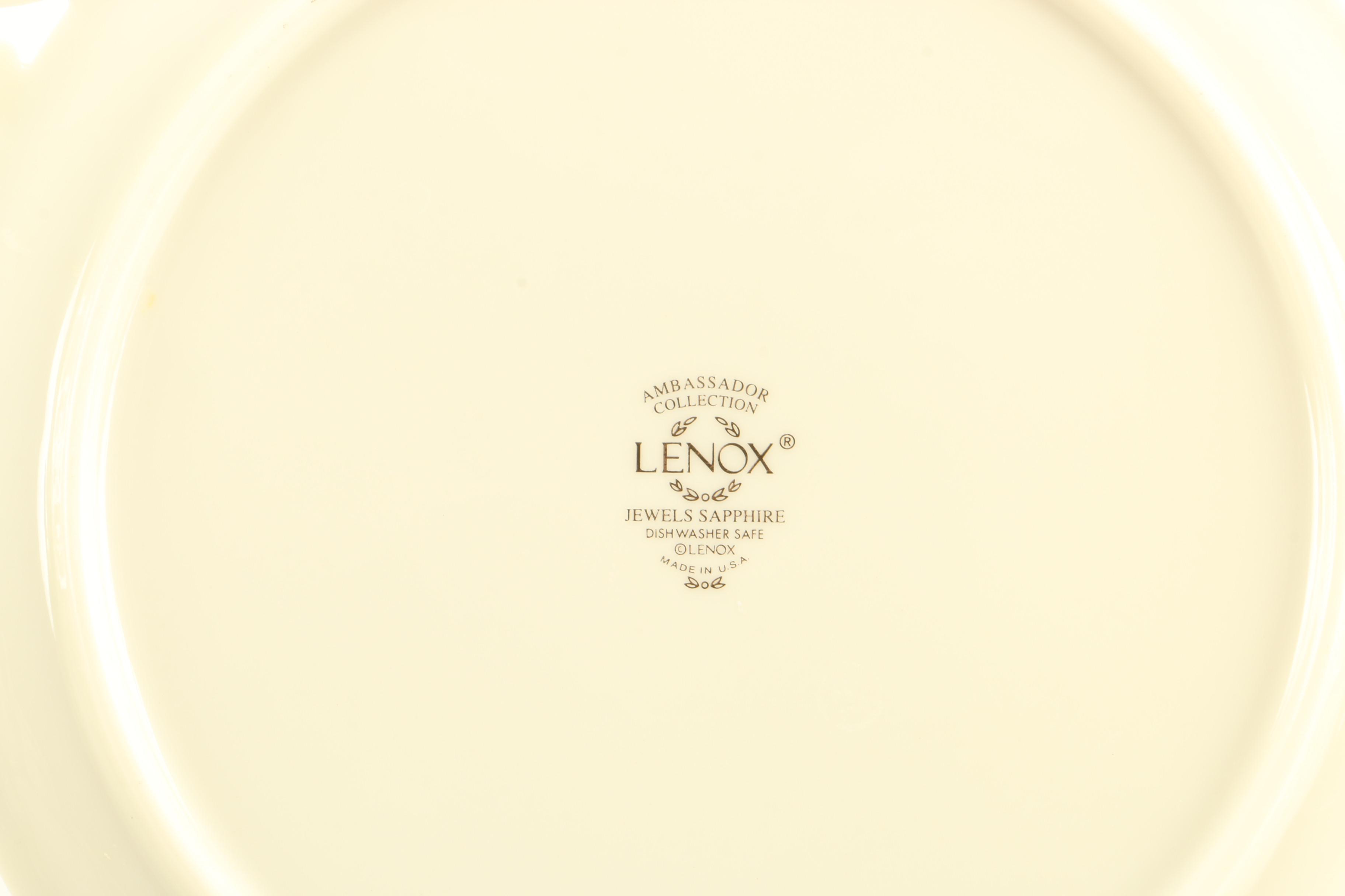 Lenox "Jewels Sapphire" China Tableware Set
