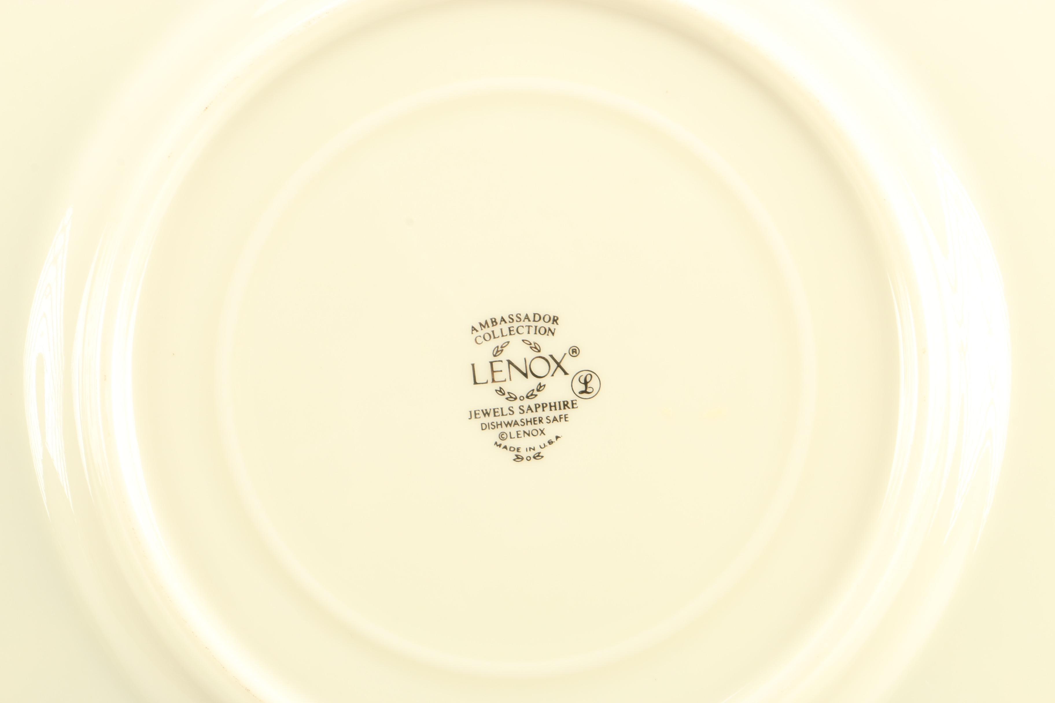 Lenox "Jewels Sapphire" China Tableware Set