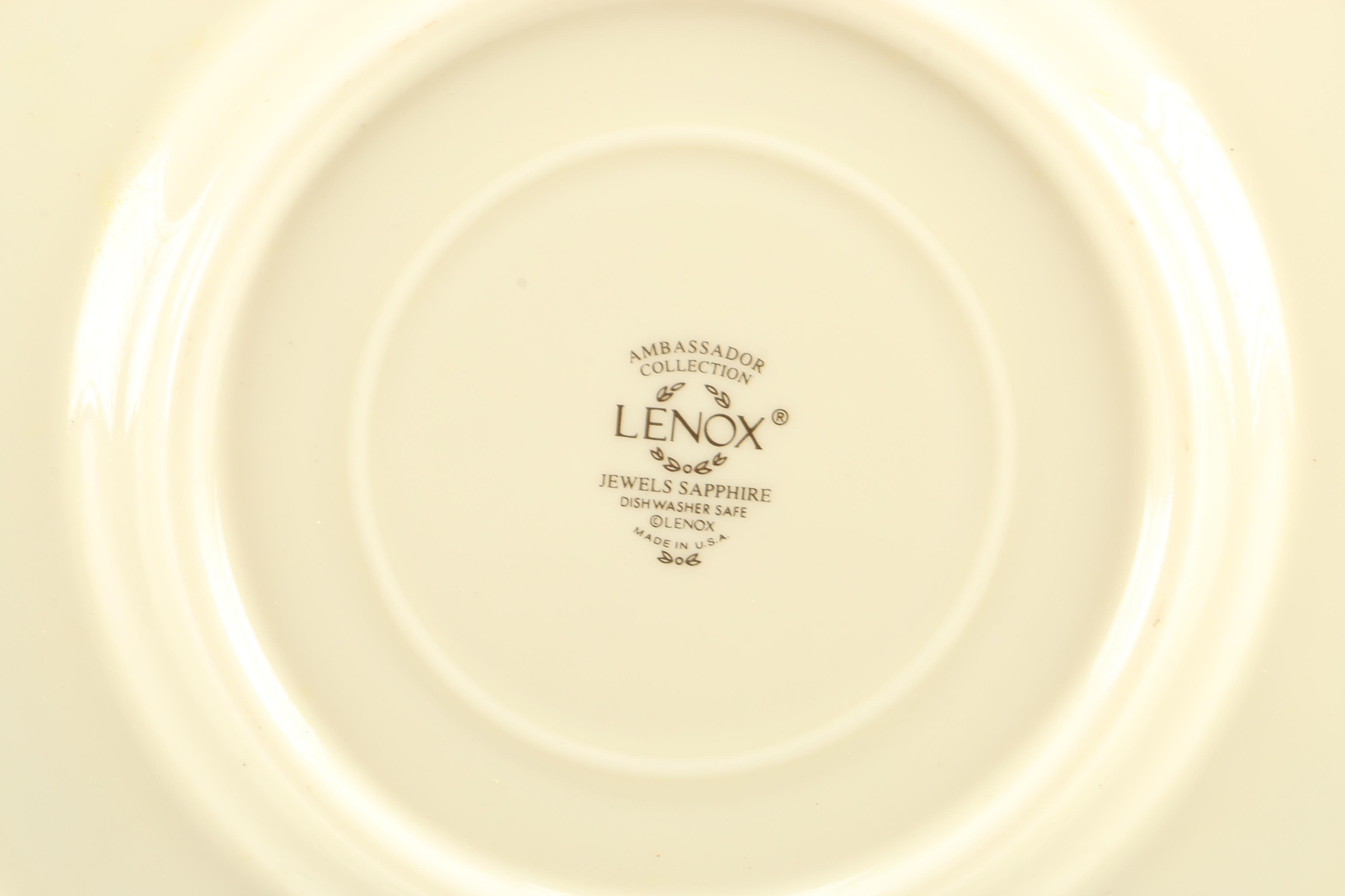 Lenox "Jewels Sapphire" China Tableware Set