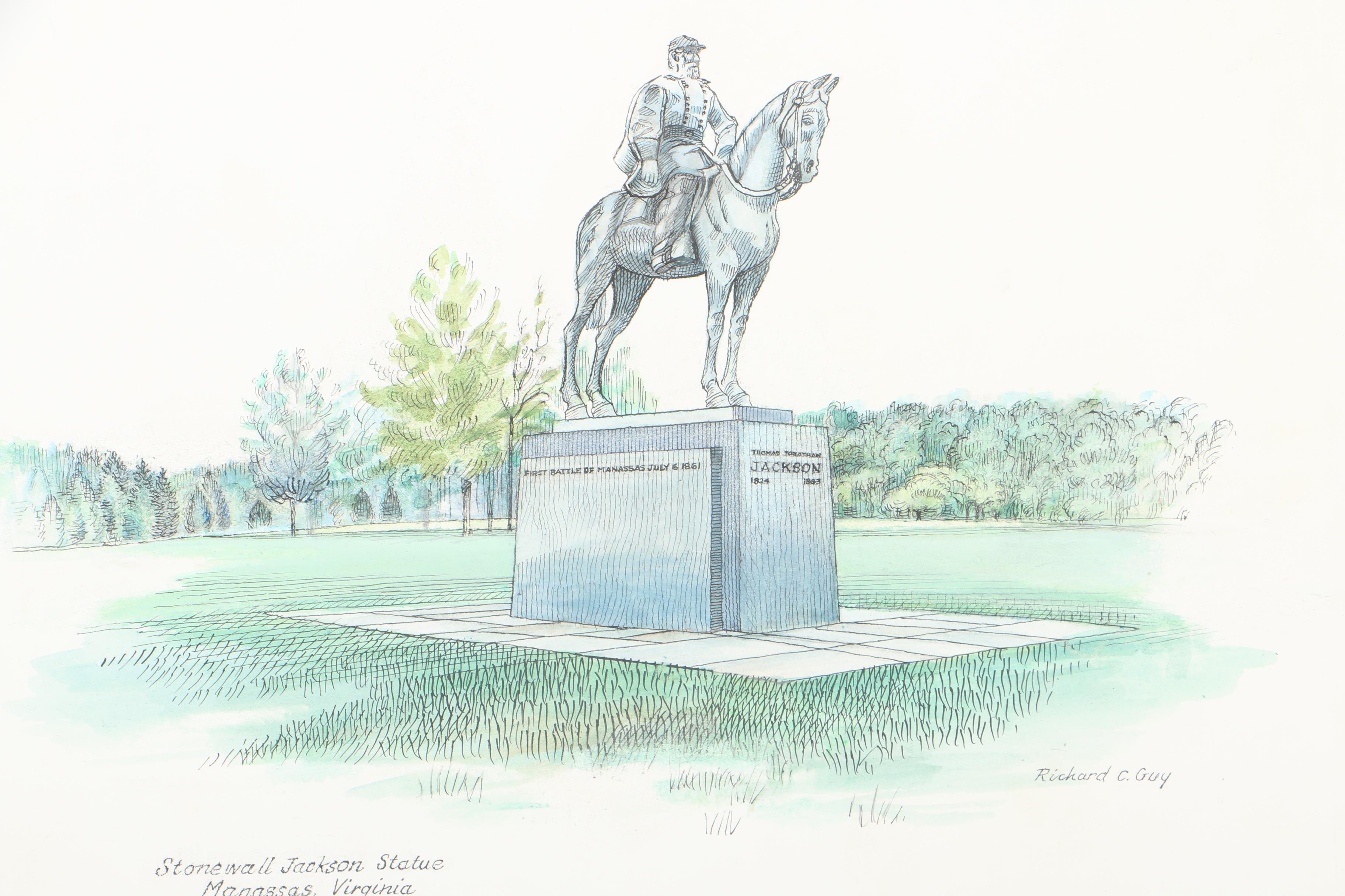 Richard C. Guy Civil War Themed Illustrations