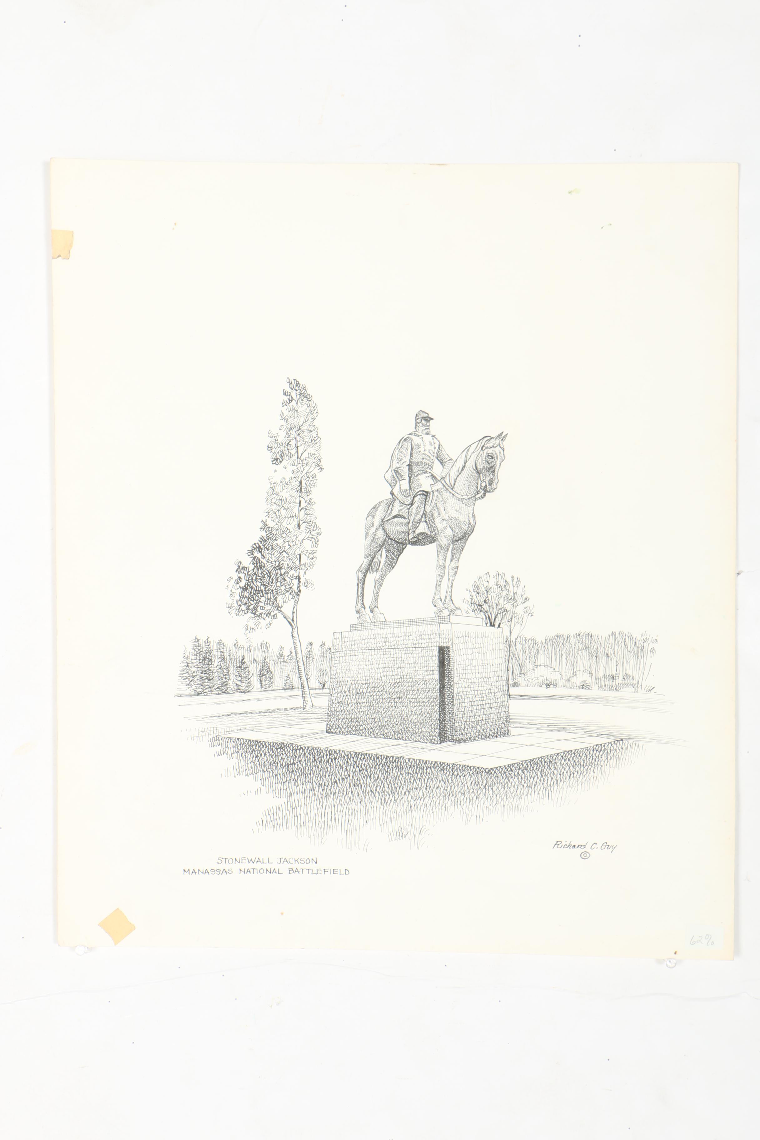 Richard C. Guy Civil War Themed Illustrations