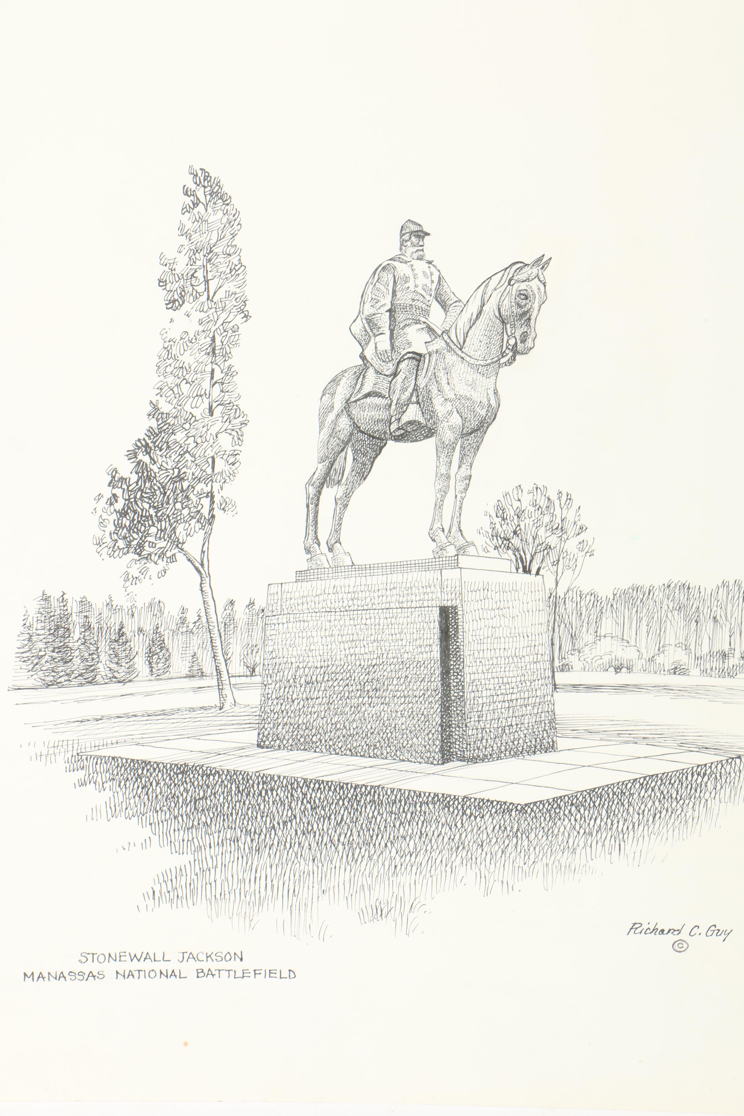 Richard C. Guy Civil War Themed Illustrations