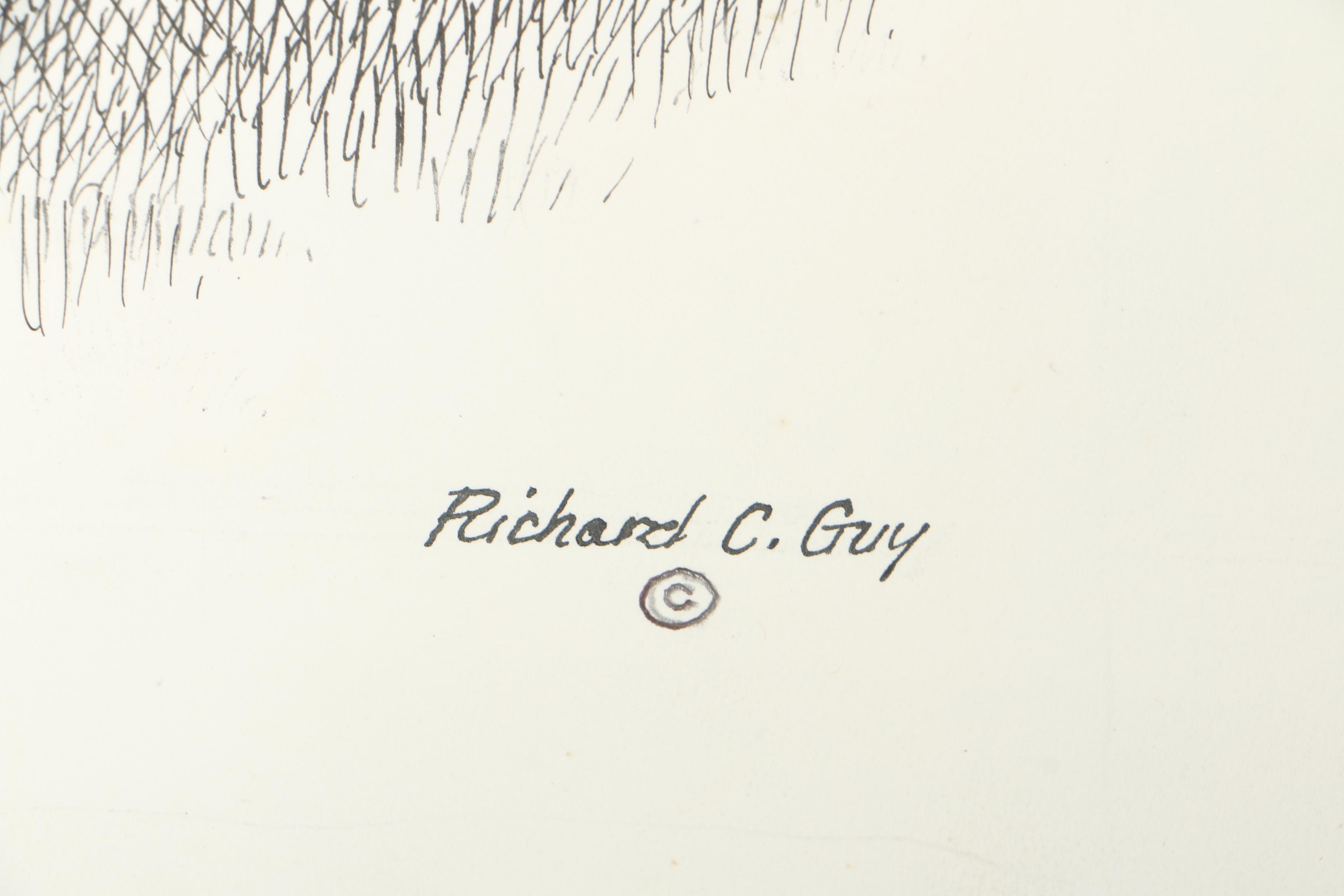 Richard C. Guy Civil War Themed Illustrations